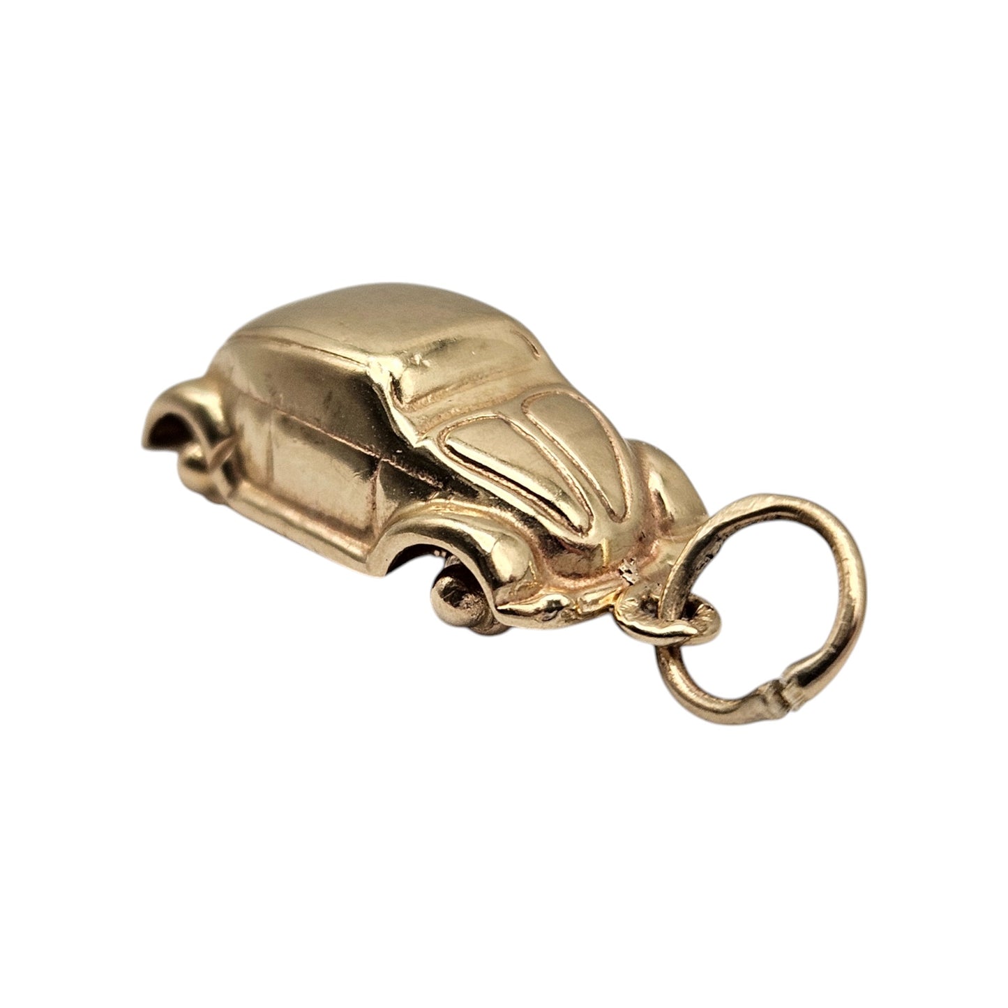 9ct Yellow Gold Car Charm L 1.7 cm 1.1 g.