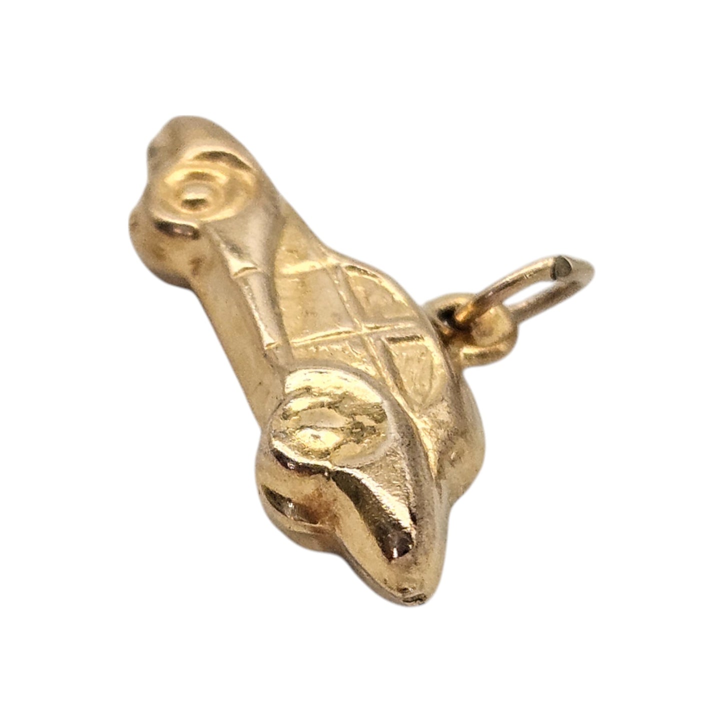 9ct 375 Yellow Gold Car Charm c.1966 L 2.0 cm 0.8 g.