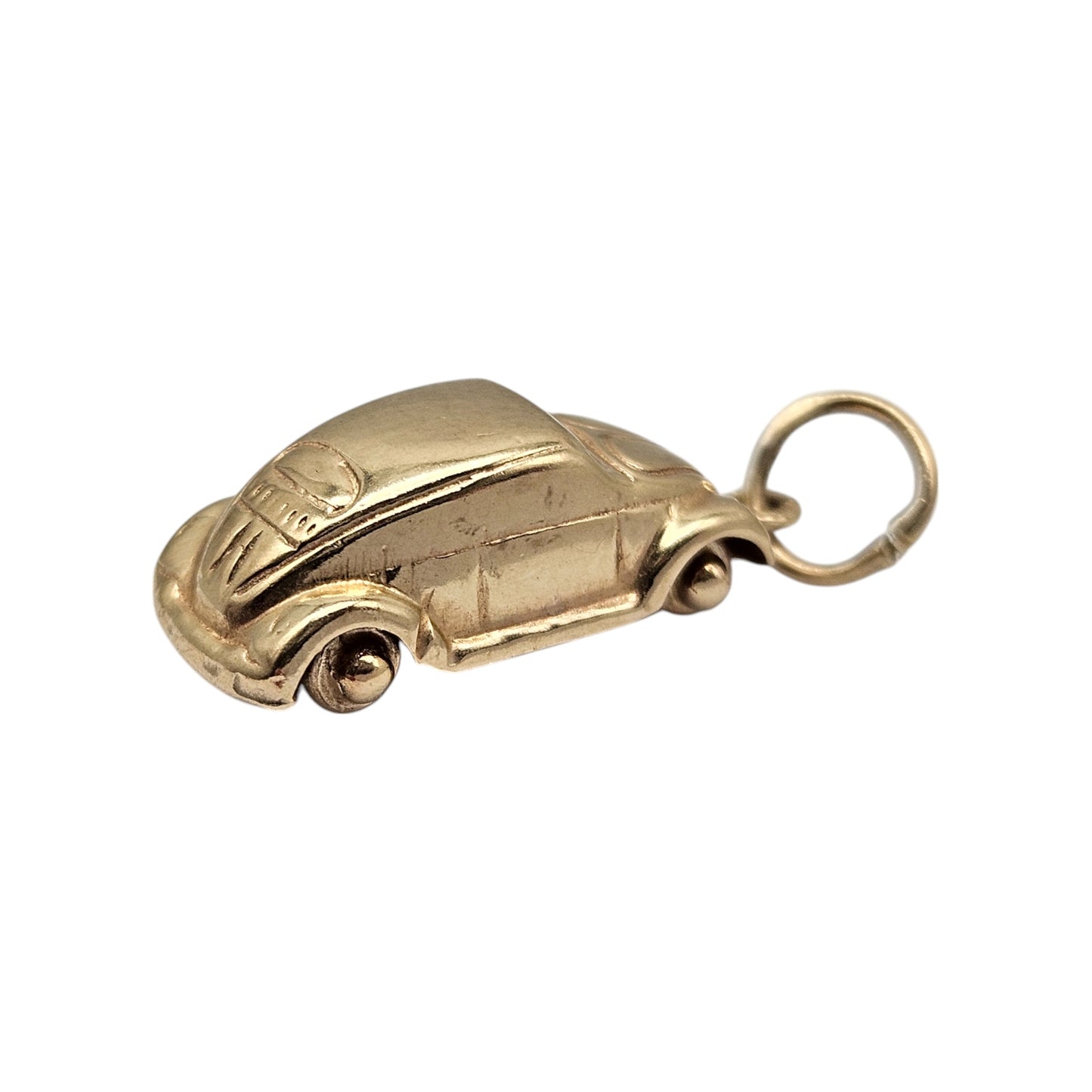 9ct Yellow Gold Car Charm L 1.7 cm 1.1 g.