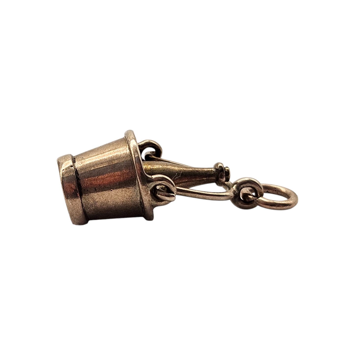 9ct Yellow Gold Champagne Bucket Charm L 1.6 cm 2.1 g.