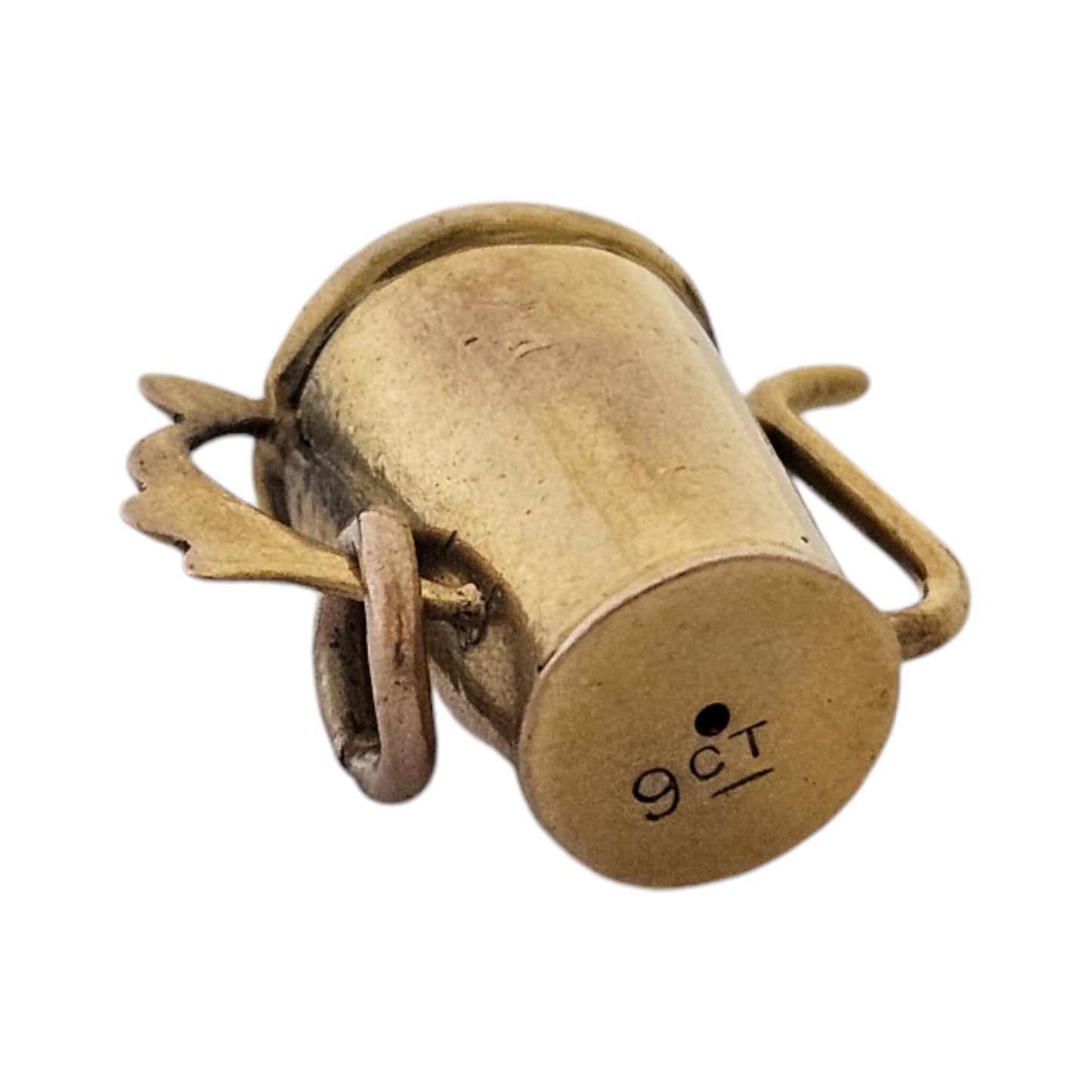 9ct Yellow Gold Coffee Pot Charm c.1960's L 1.5 cm 1.5 g.