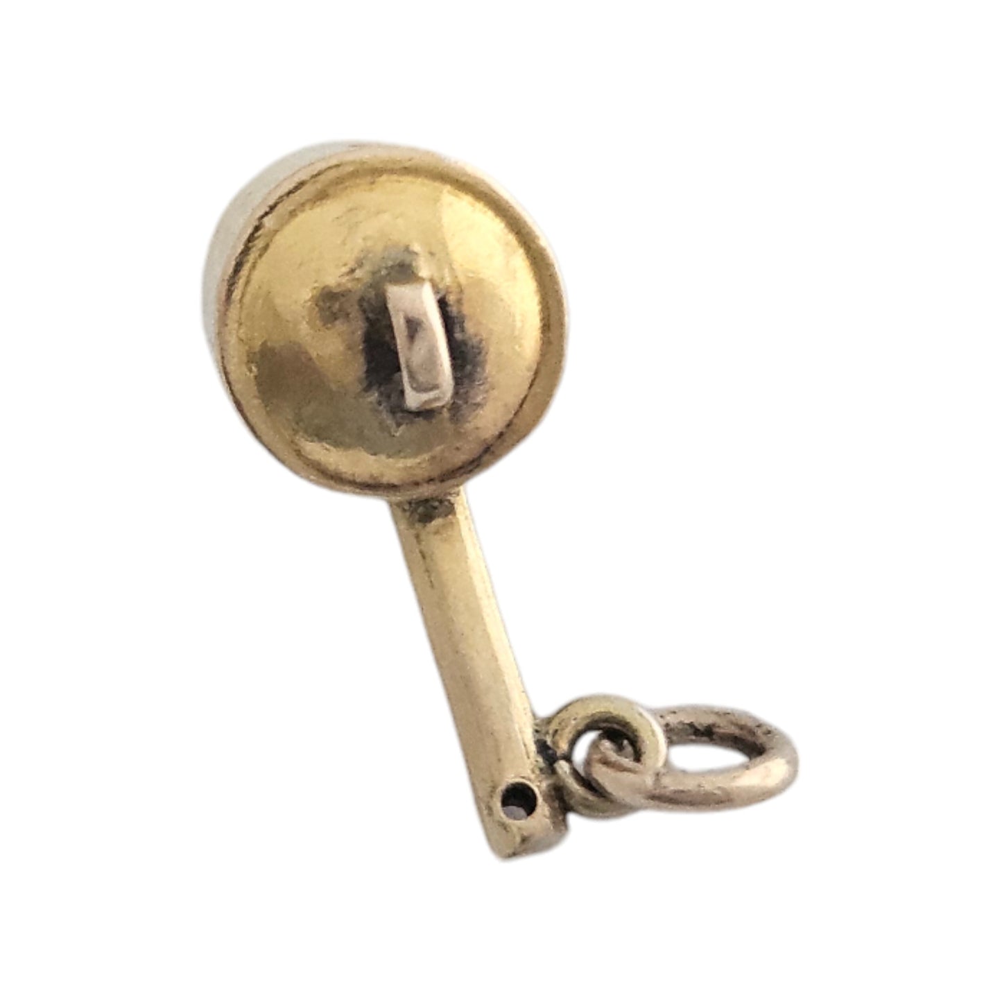 9ct Yellow Gold Cooking Pot Charm c.1940's L 1.4 cm 0.6 g