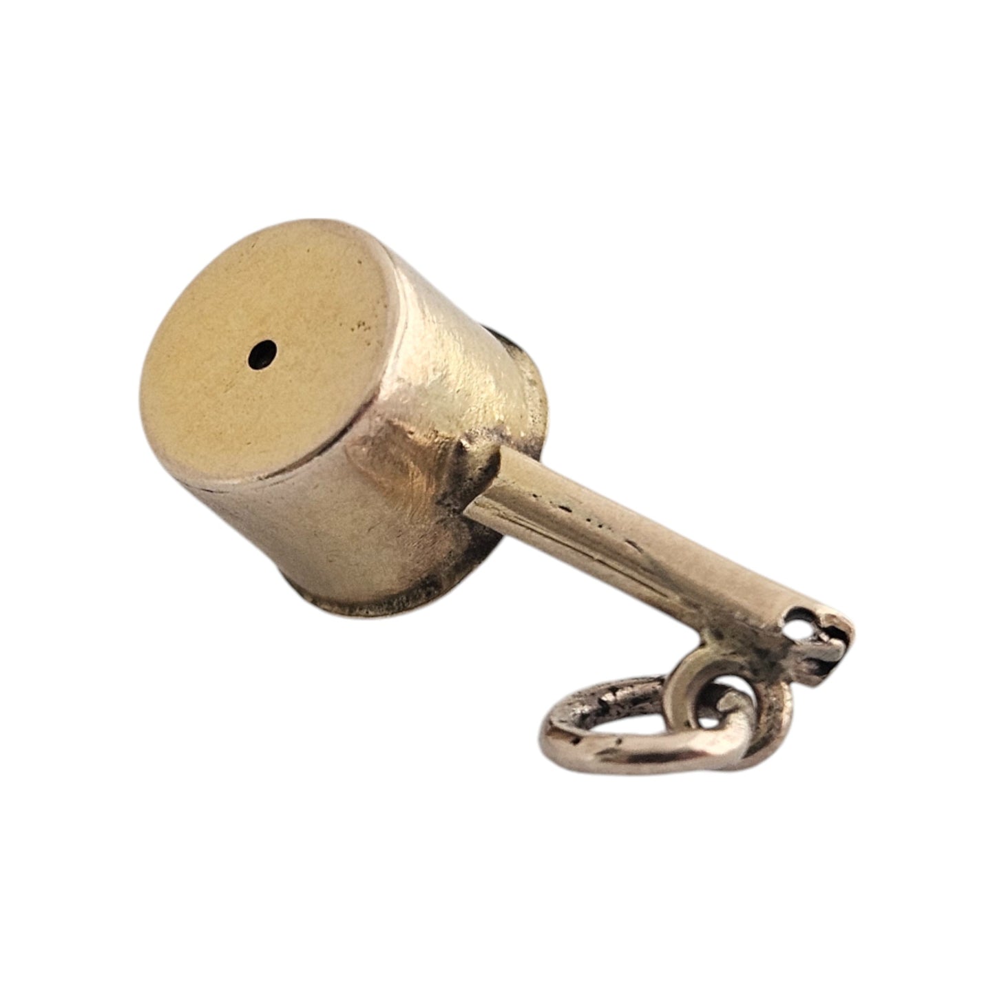 9ct Yellow Gold Cooking Pot Charm c.1940's L 1.4 cm 0.6 g
