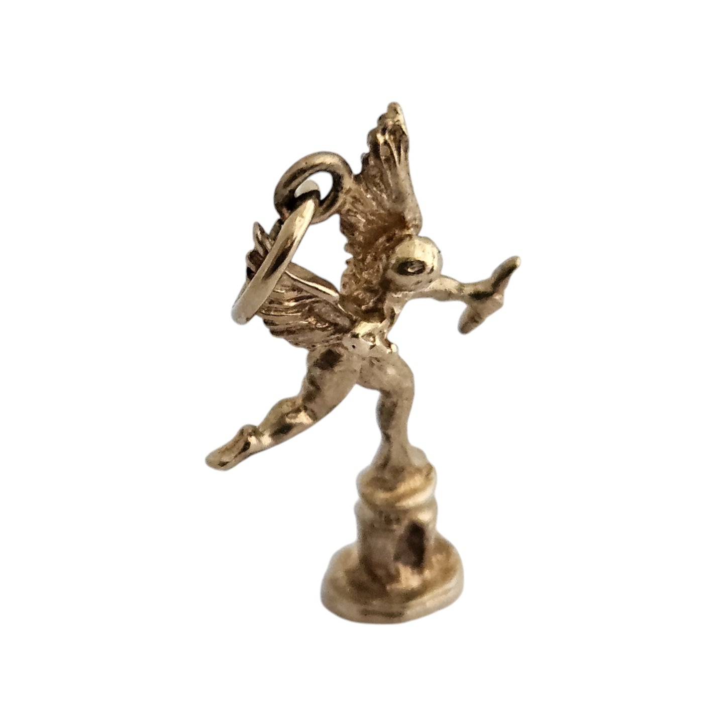 9ct 375 Yellow Gold Eros Charm 1978 L 2.2 cm 1.7 g