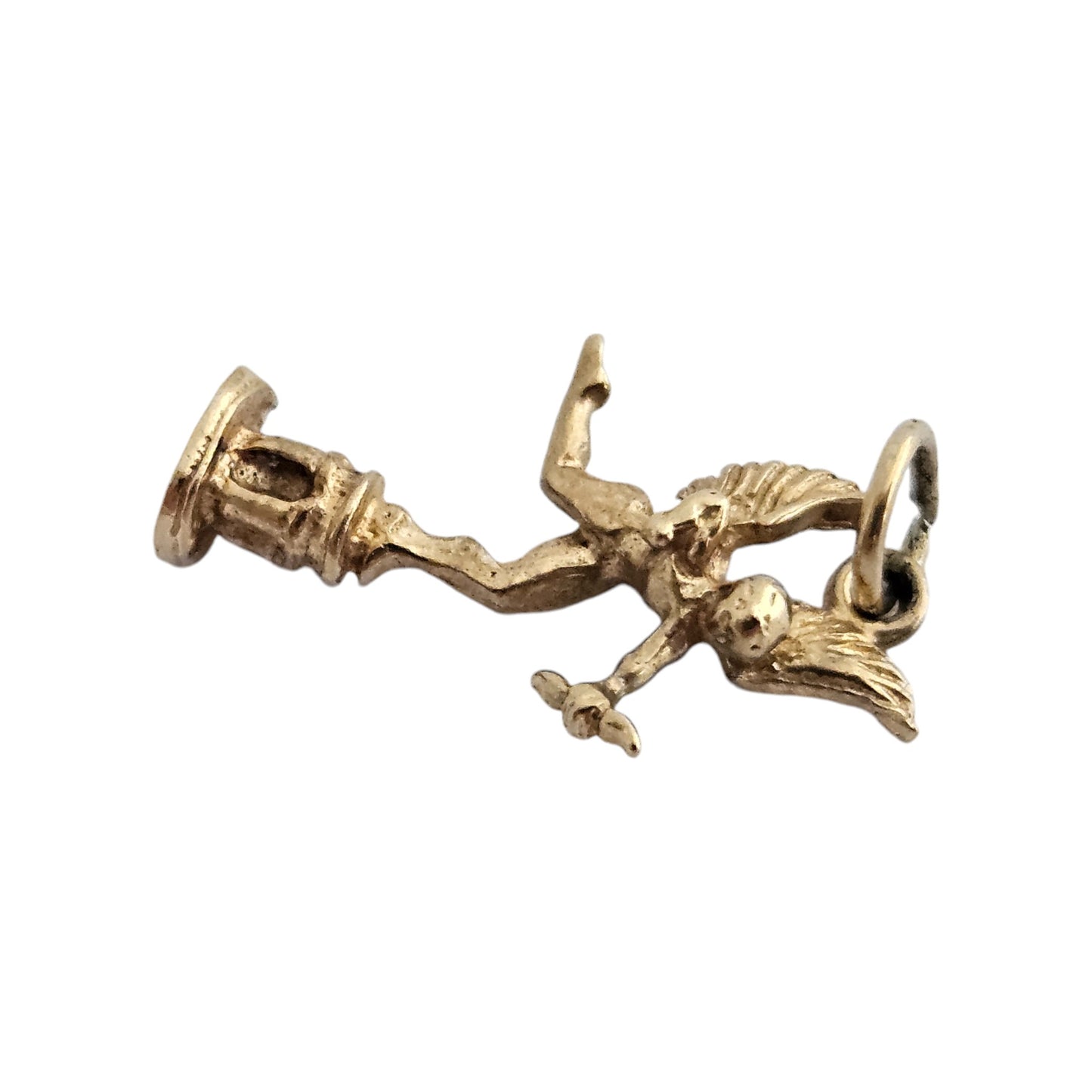 9ct 375 Yellow Gold Eros Charm 1978 L 2.2 cm 1.7 g