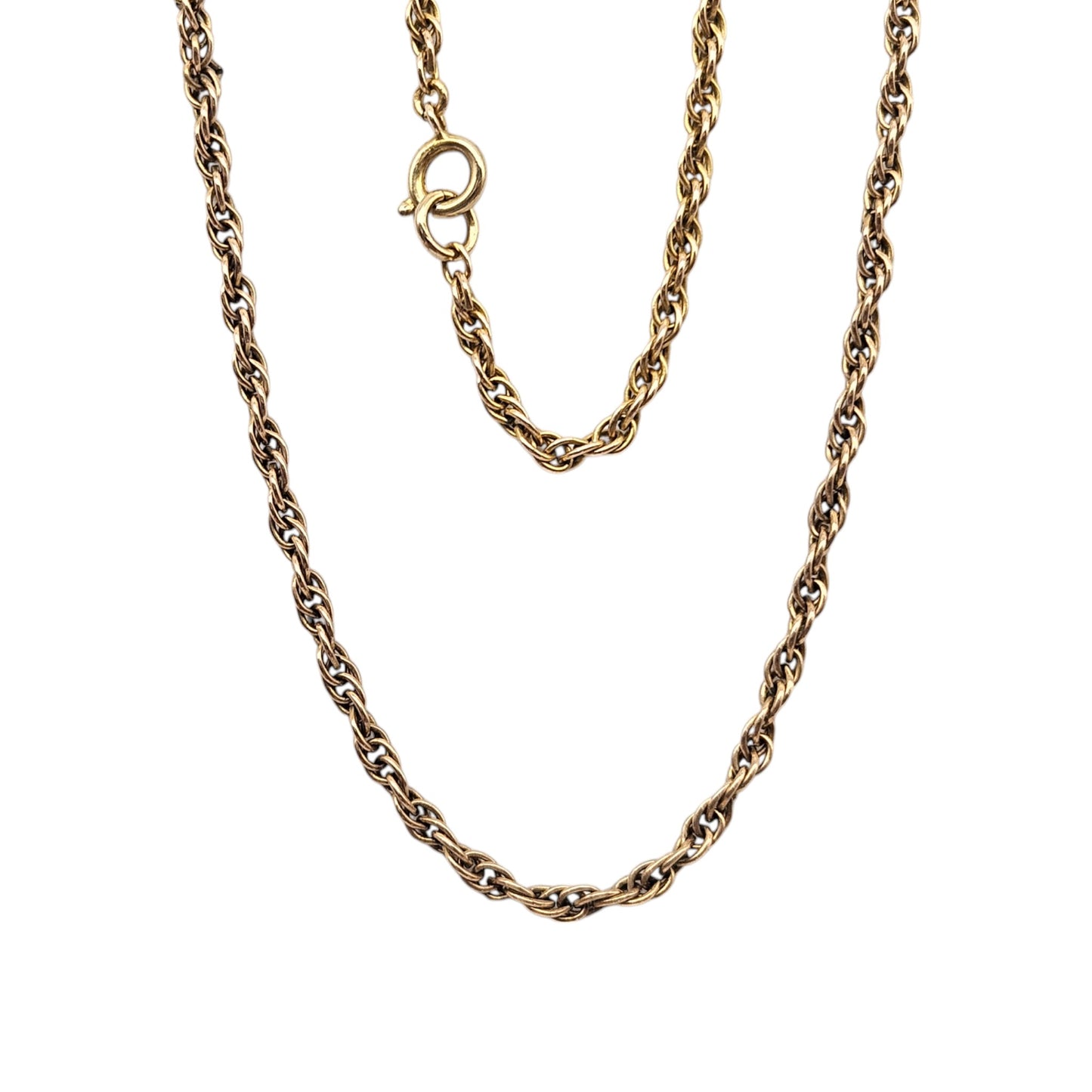 9ct Yellow Gold Fancy Link Chain L 62.5 cm 9.5 g.