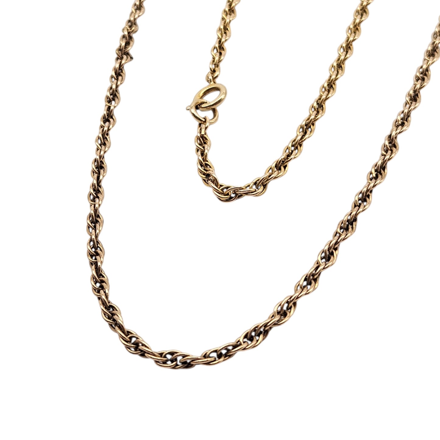 9ct Yellow Gold Fancy Link Chain L 62.5 cm 9.5 g.