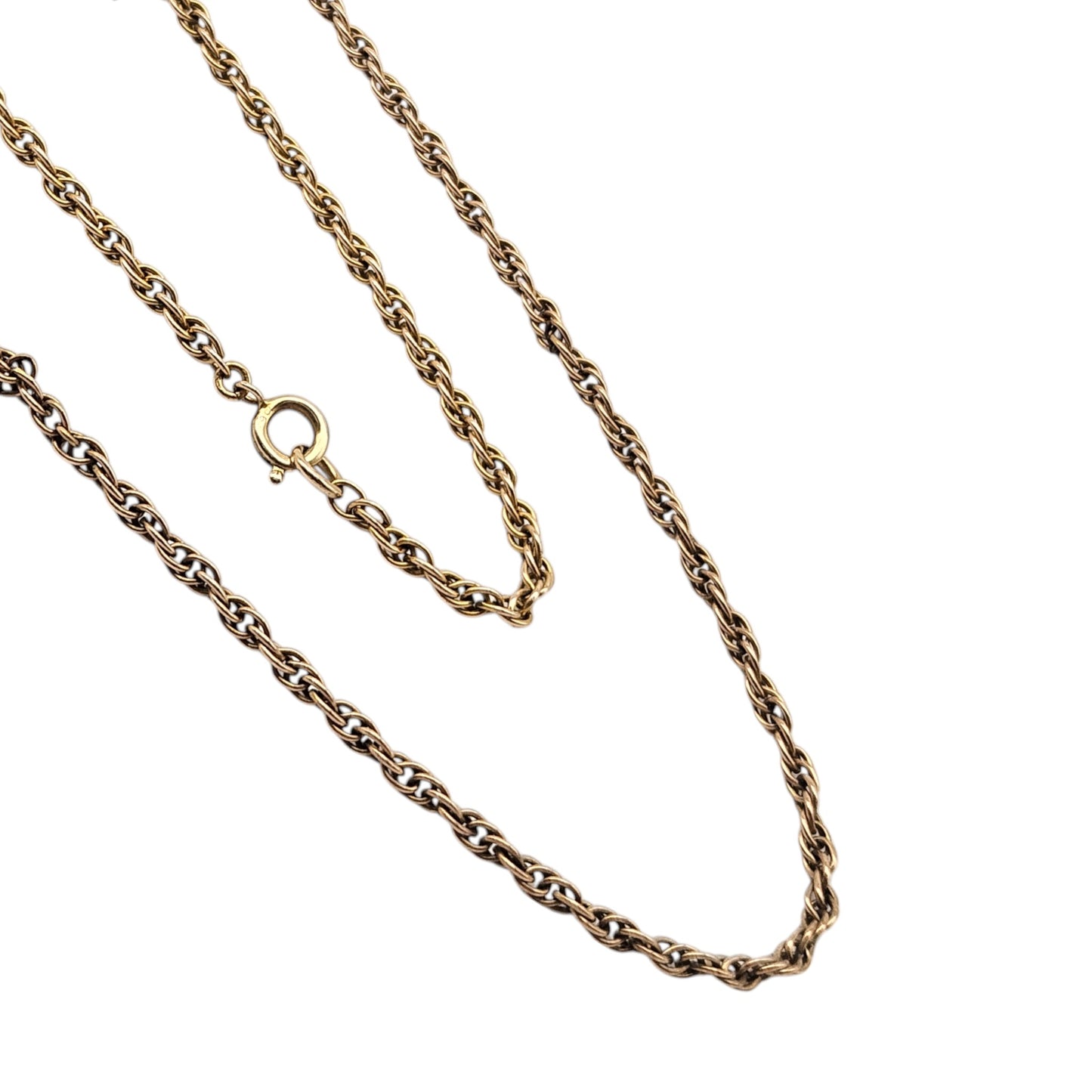 9ct Yellow Gold Fancy Link Chain L 62.5 cm 9.5 g.