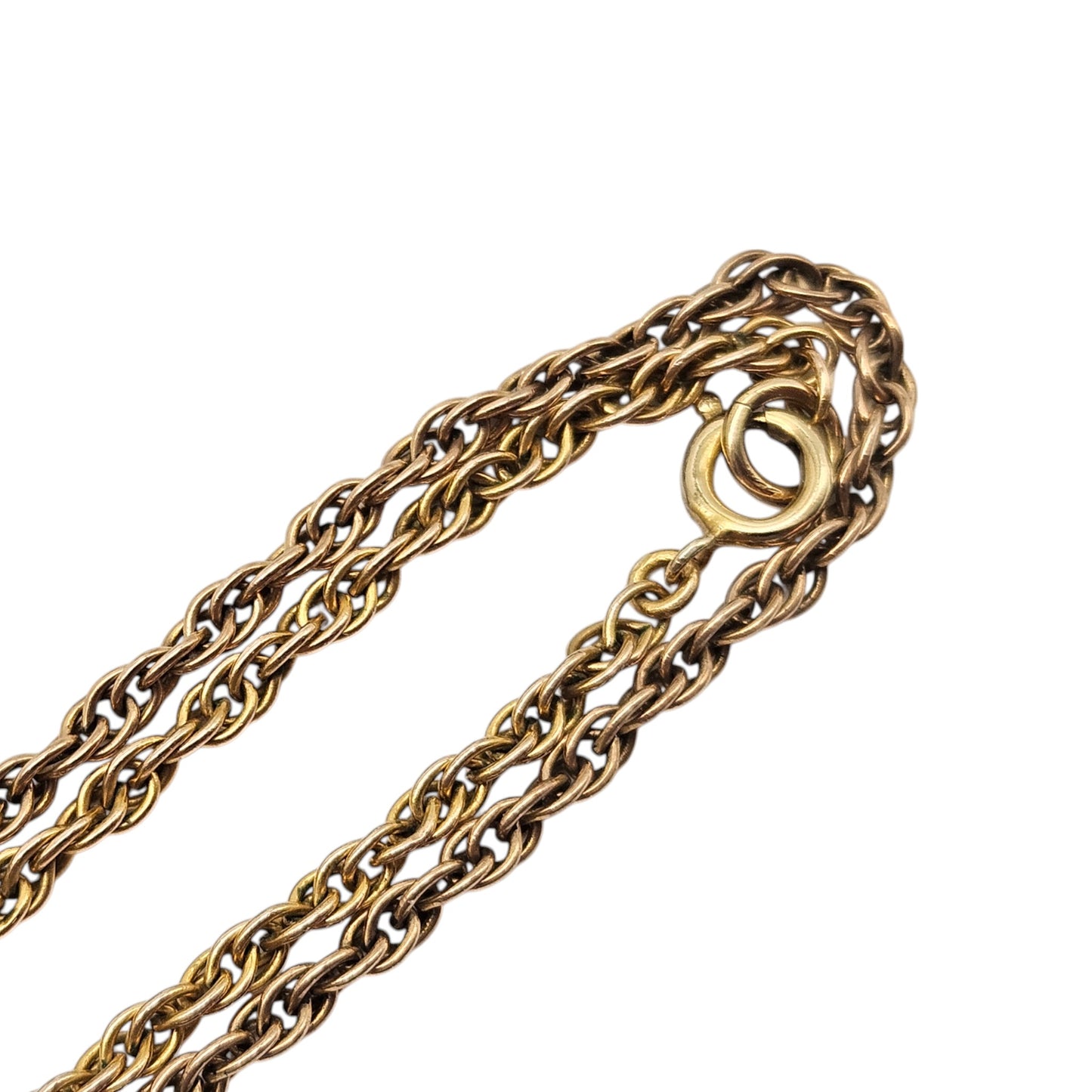 9ct Yellow Gold Fancy Link Chain L 62.5 cm 9.5 g.