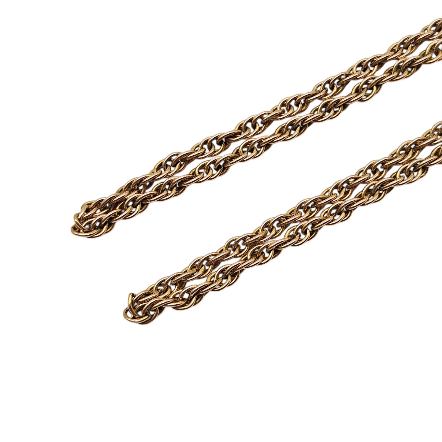 9ct Yellow Gold Fancy Link Chain L 62.5 cm 9.5 g.