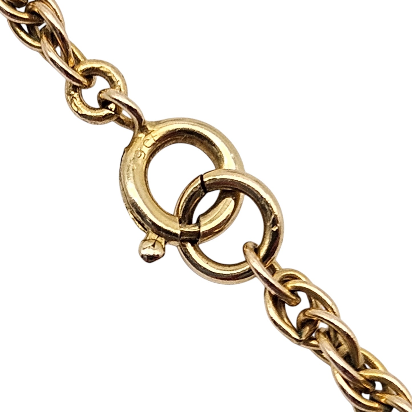 9ct Yellow Gold Fancy Link Chain L 62.5 cm 9.5 g.