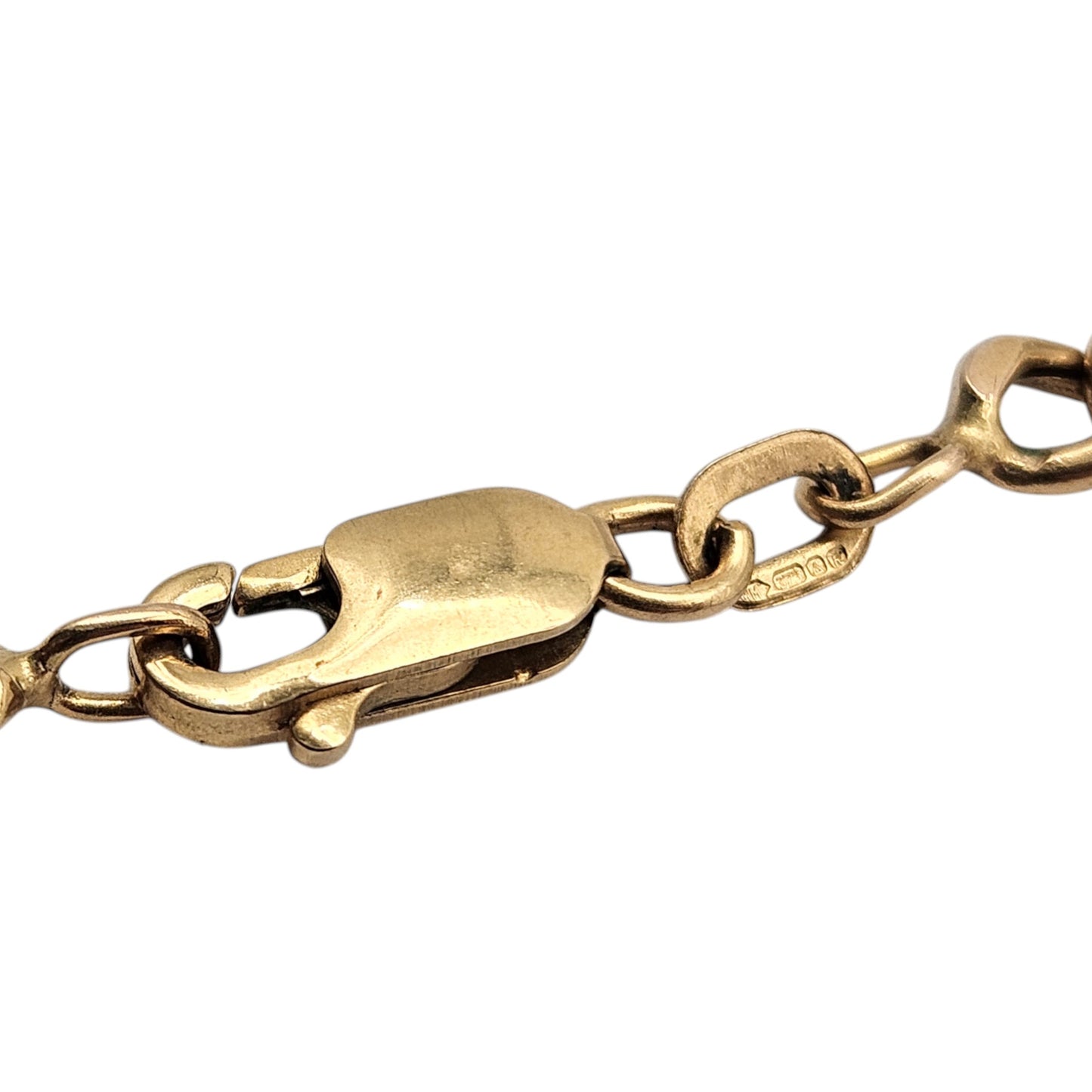 9ct 375 Yellow Gold Figaro Chain c.1990's L 61.0 cm 9.3 g.