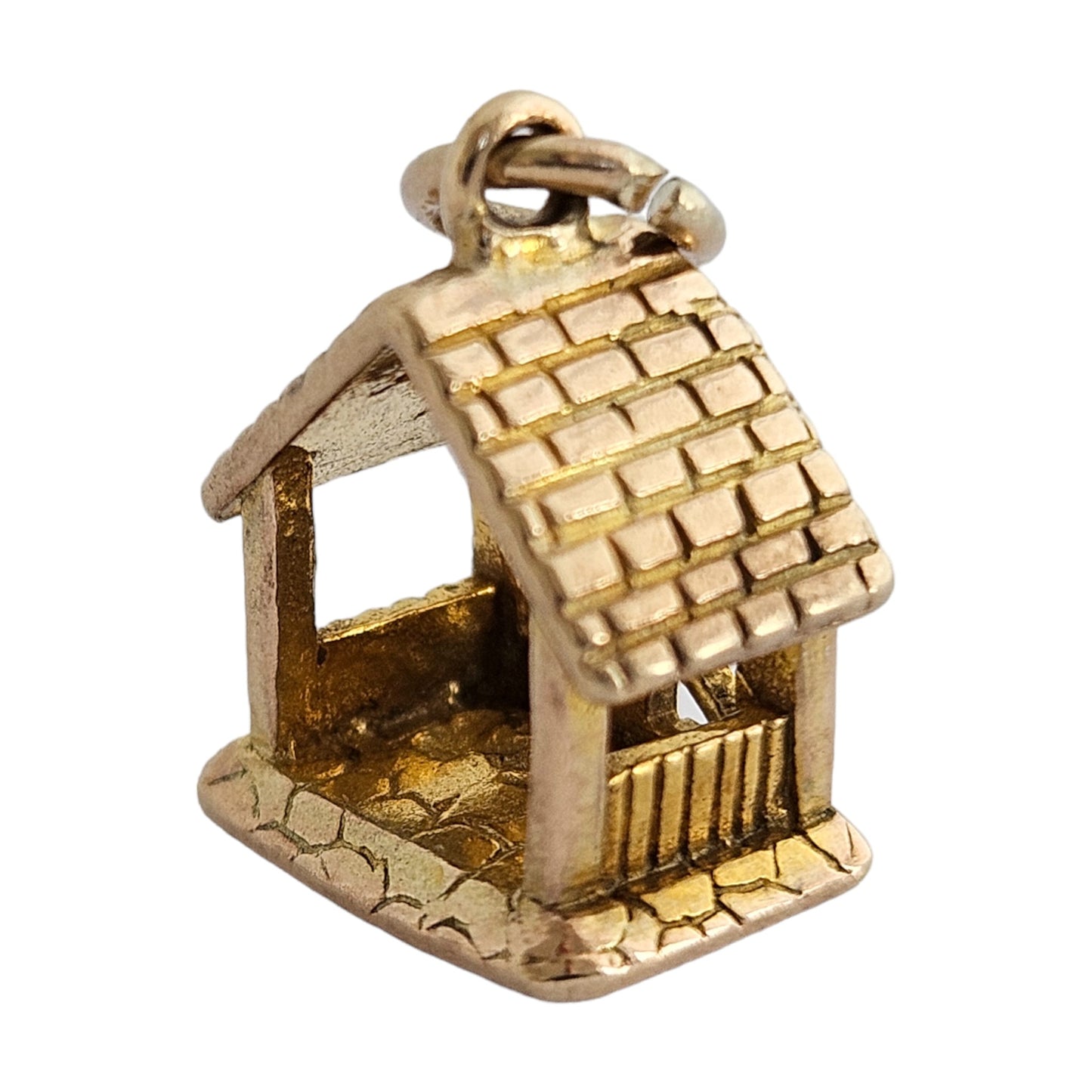 9ct 375 Yellow Gold Gates Charm 1958 L 1.0 cm 2.0 g