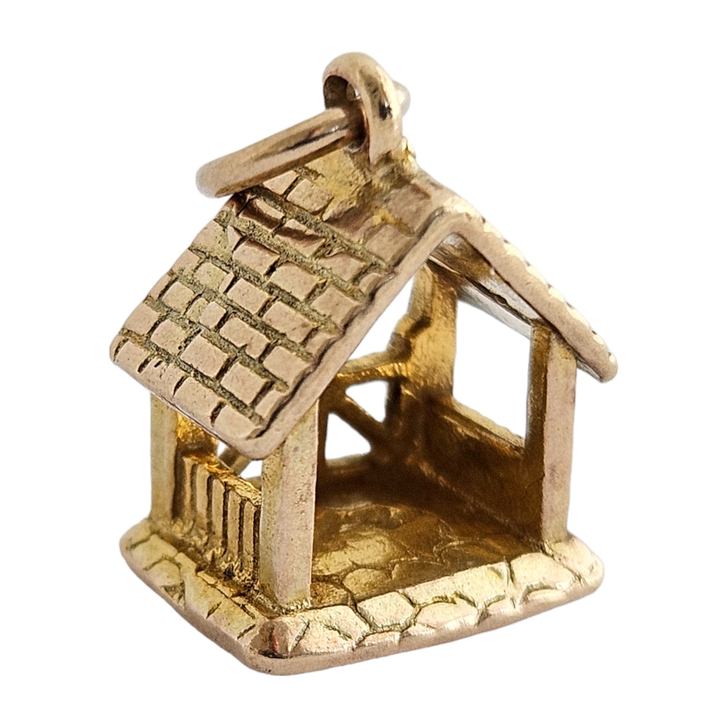 9ct 375 Yellow Gold Gates Charm 1958 L 1.0 cm 2.0 g