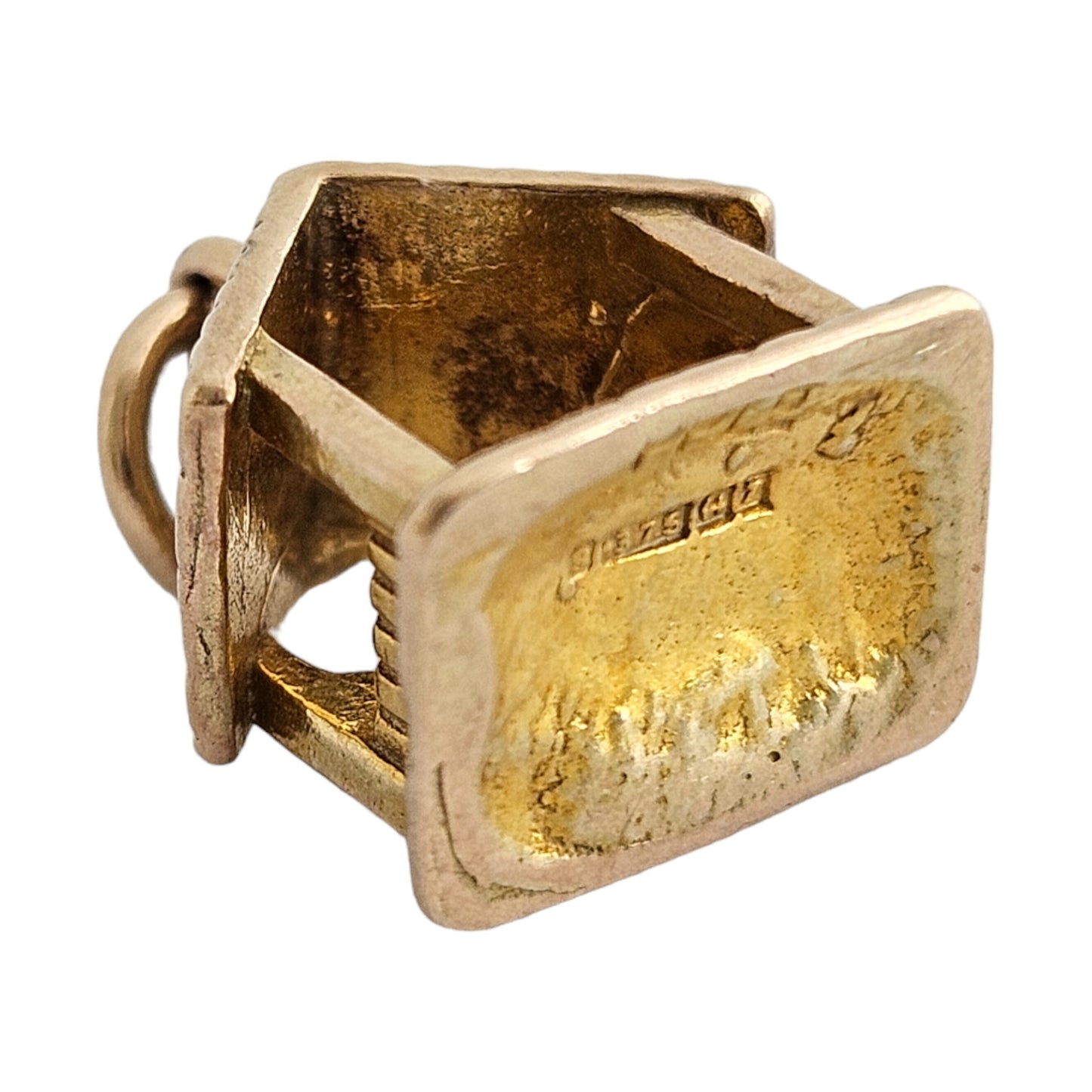 9ct 375 Yellow Gold Gates Charm 1958 L 1.0 cm 2.0 g