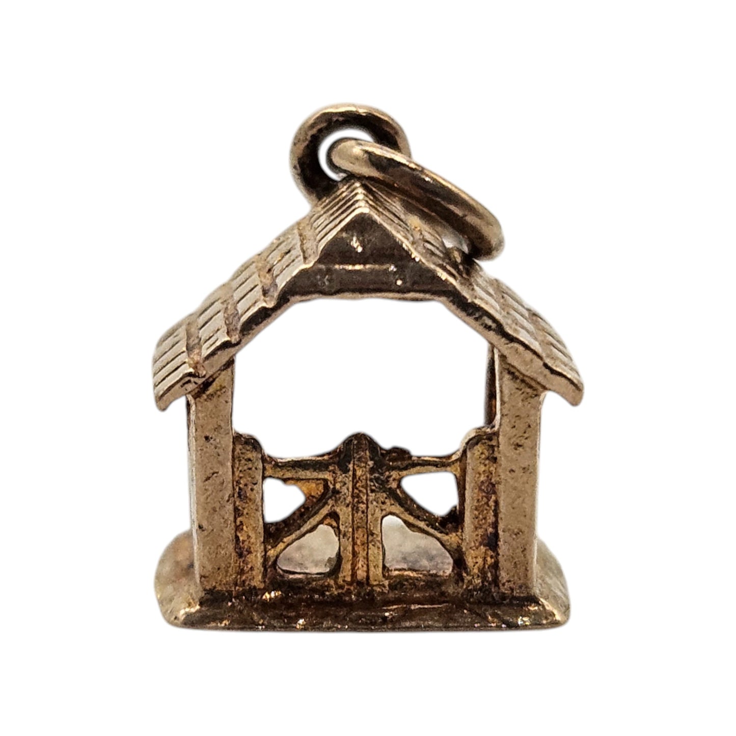 9ct 375 Yellow Gold Gates Charm 1965 L 9 mm 1.6 g.