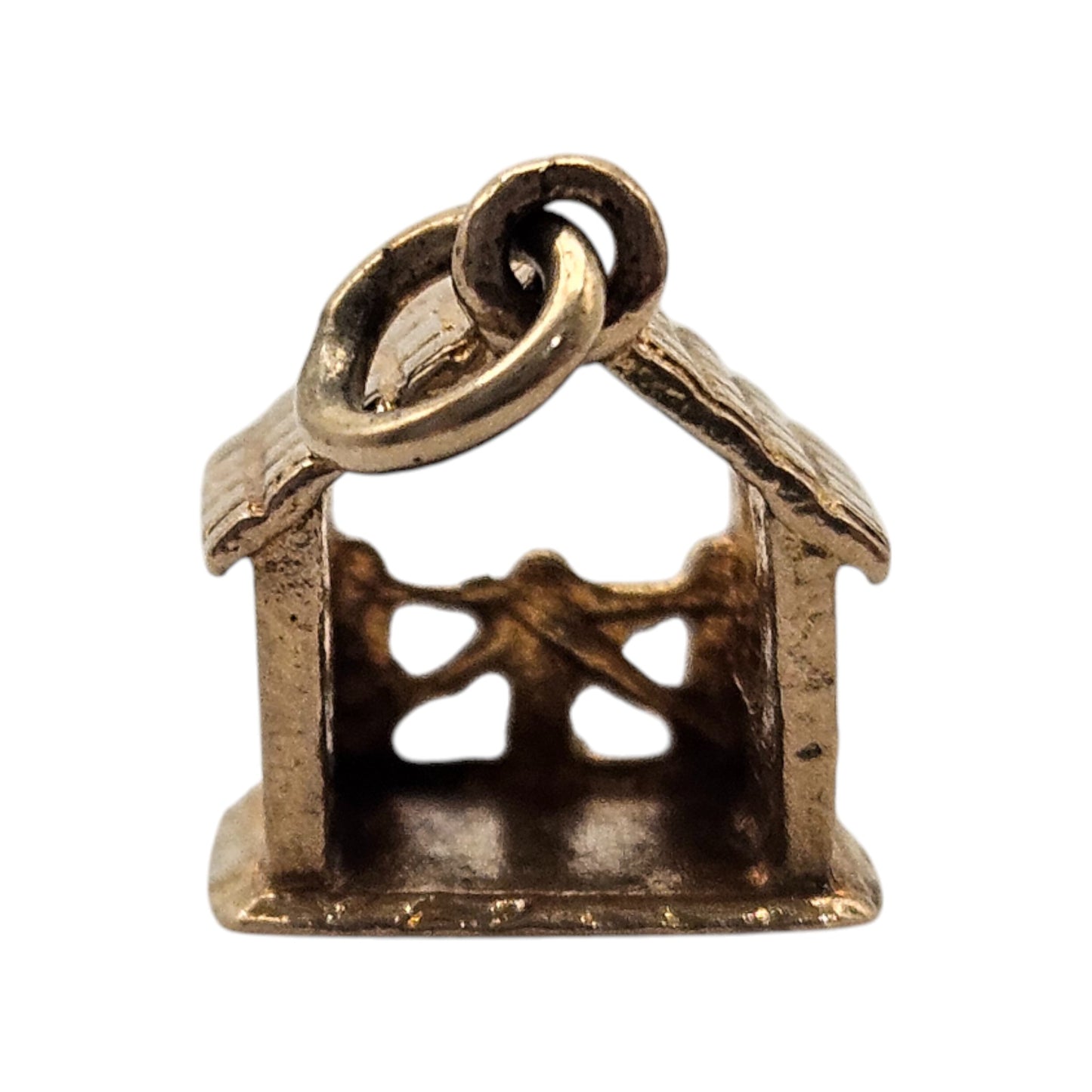 9ct 375 Yellow Gold Gates Charm 1965 L 9 mm 1.6 g.