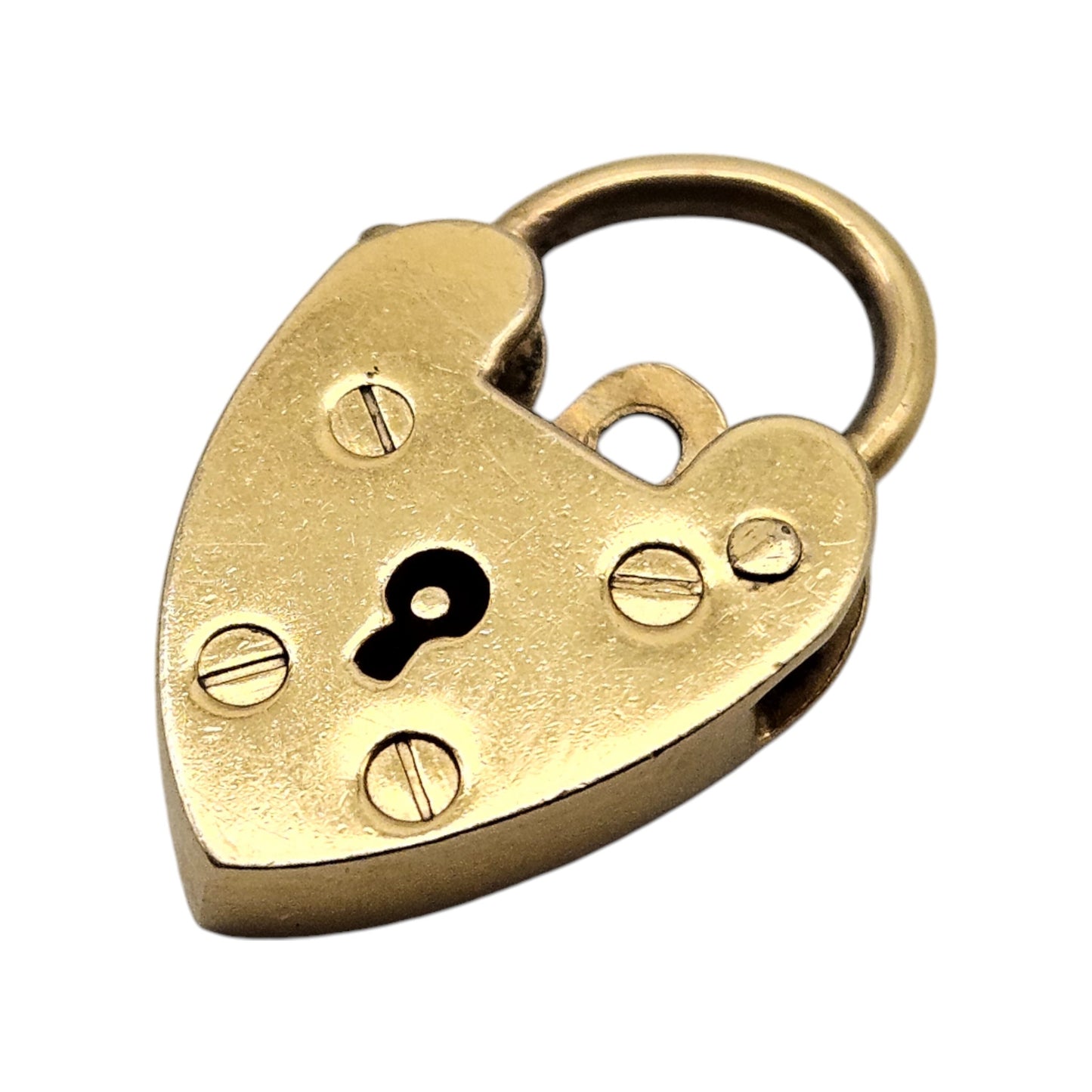 Georg Jensen 9ct 375 Yellow Gold Padock 1969 L 1.9 cm 2.0 g.
