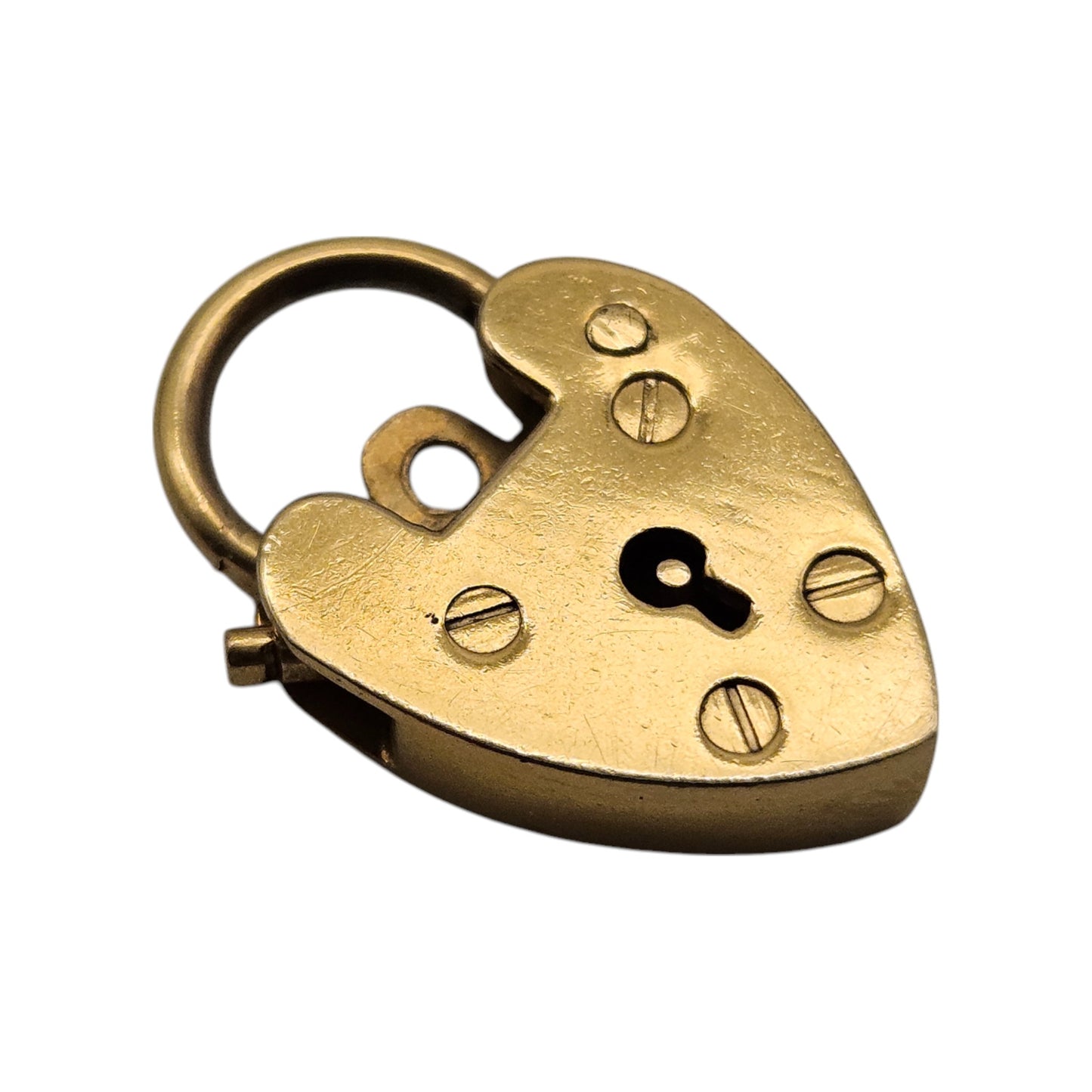 Georg Jensen 9ct 375 Yellow Gold Padock 1969 L 1.9 cm 2.0 g.