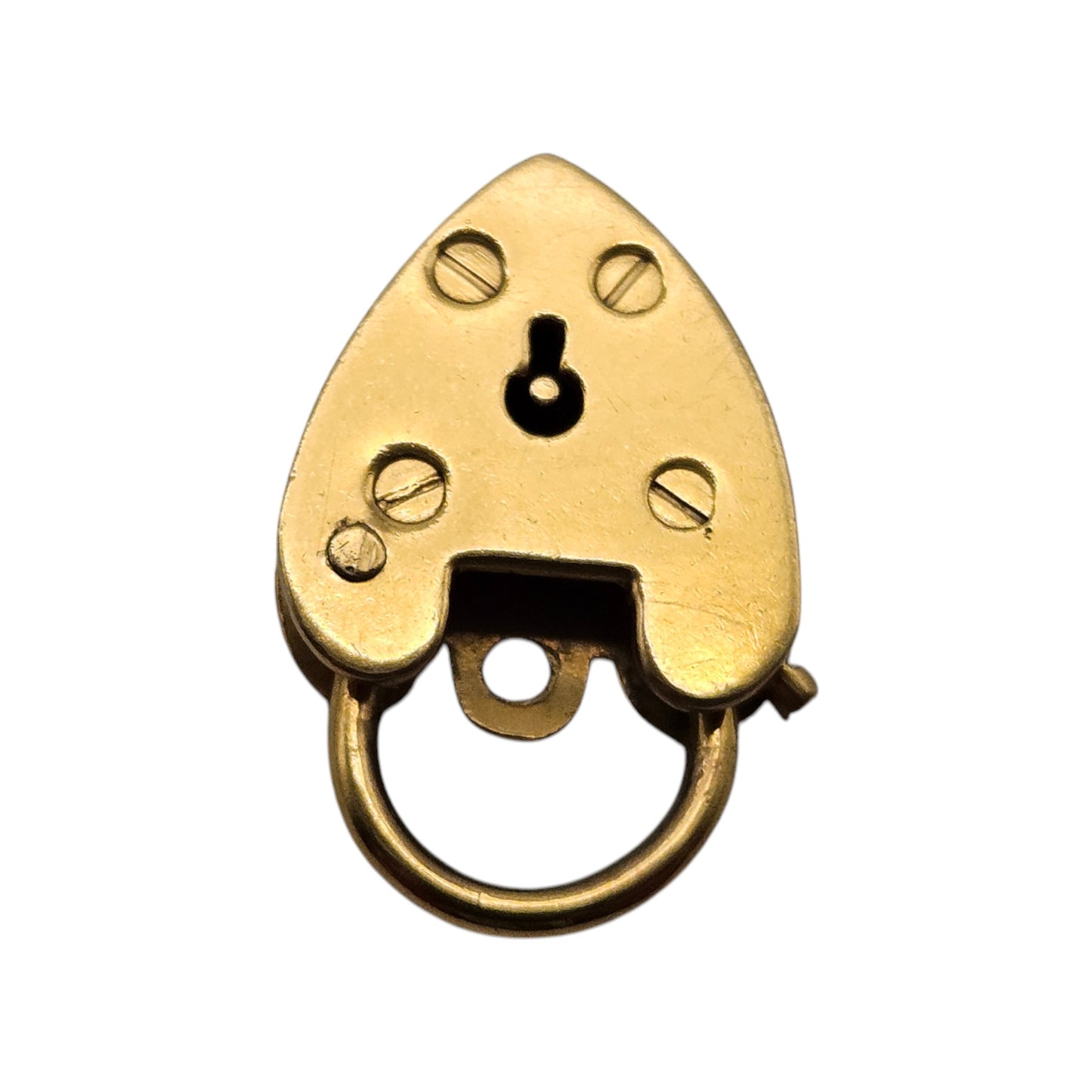Georg Jensen 9ct 375 Yellow Gold Padock 1969 L 1.9 cm 2.0 g.