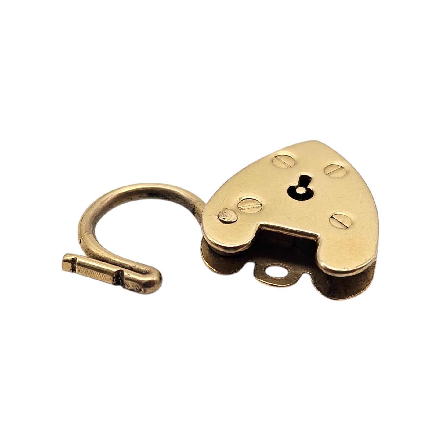Georg Jensen 9ct 375 Yellow Gold Padock 1969 L 1.9 cm 2.0 g.
