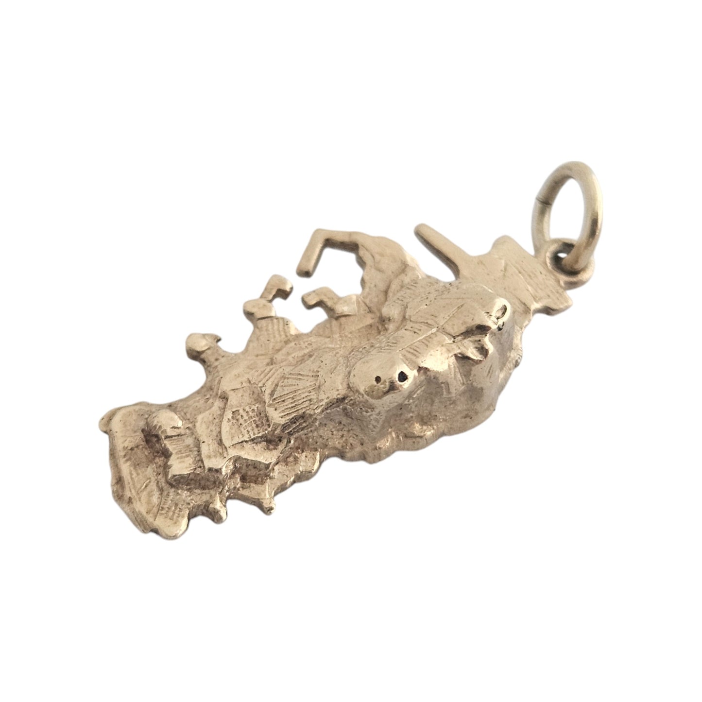 9ct 375 Yellow Gold Gibraltar Charm 1972 L 2.4 cm 3.1 g