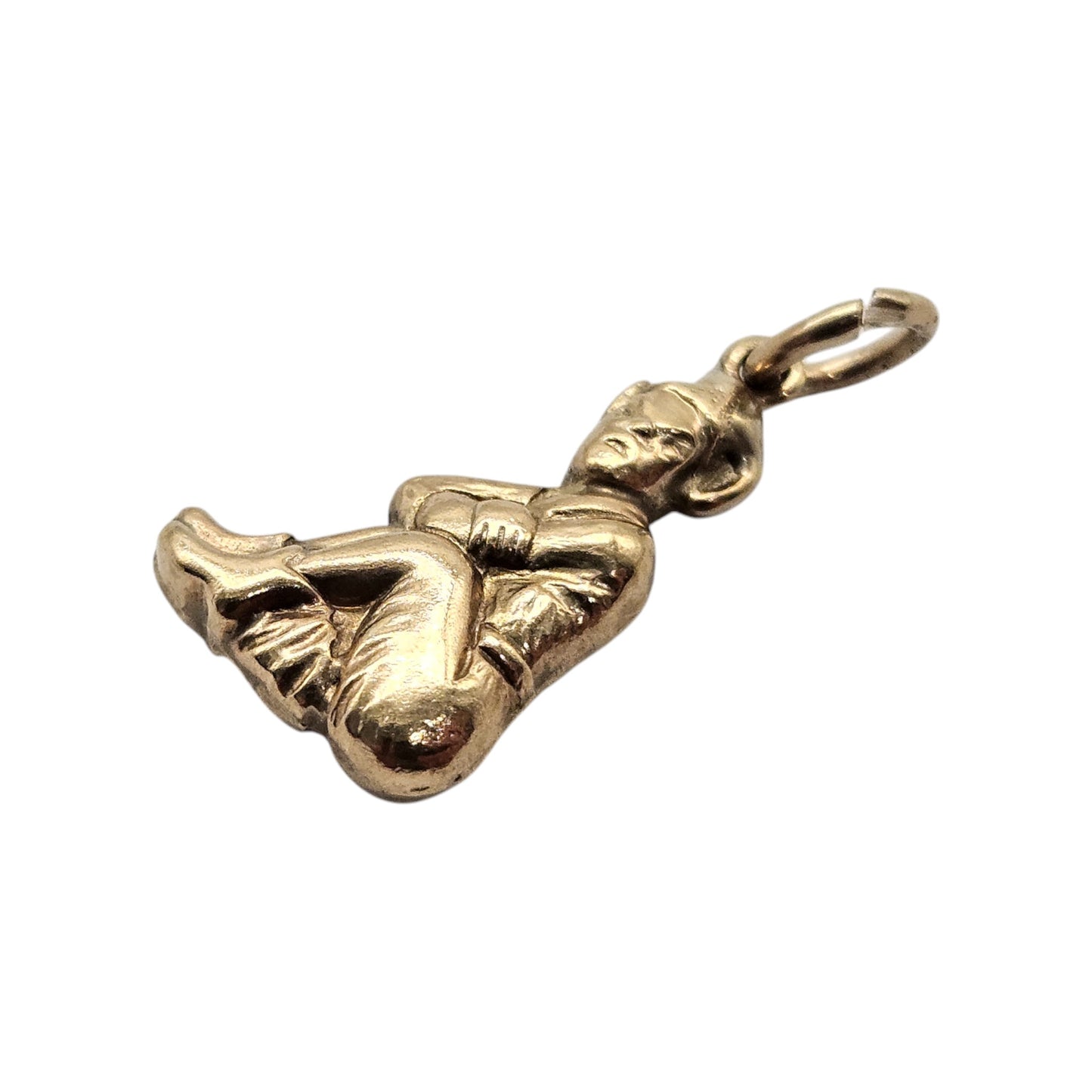 9ct Yellow Gold Imp or Pixie Charm c.1960's L 1.7 cm 0.8 g.