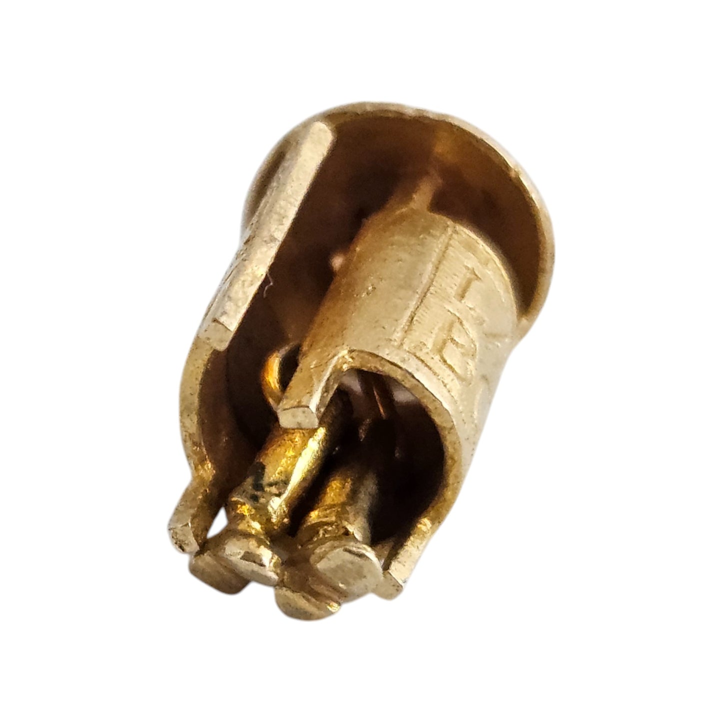 9ct 375 Yellow Gold La Bog Articulated Charm 1963 L 1.8 cm 2.9 g.