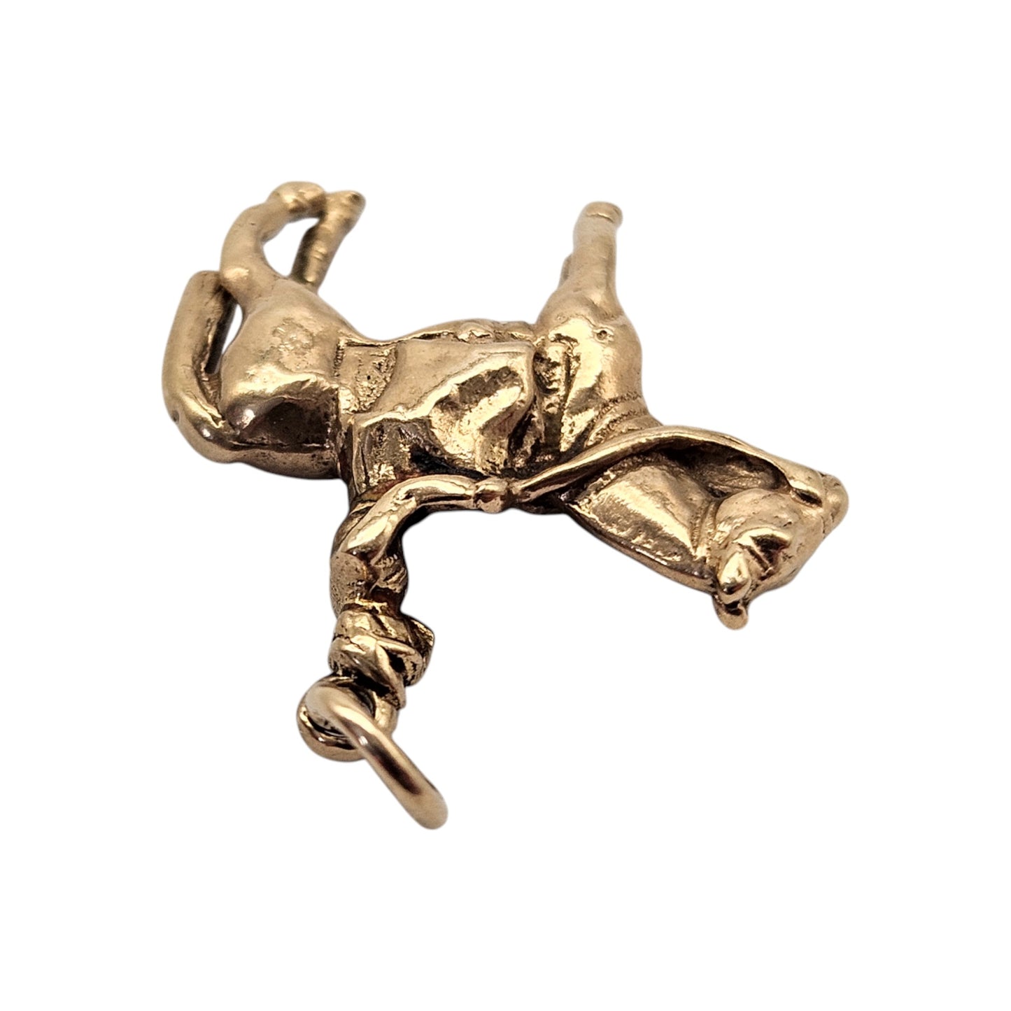 9ct 375 Yellow Gold Lady Godiva Charm 1954 L 1.9 cm 3.0 g.