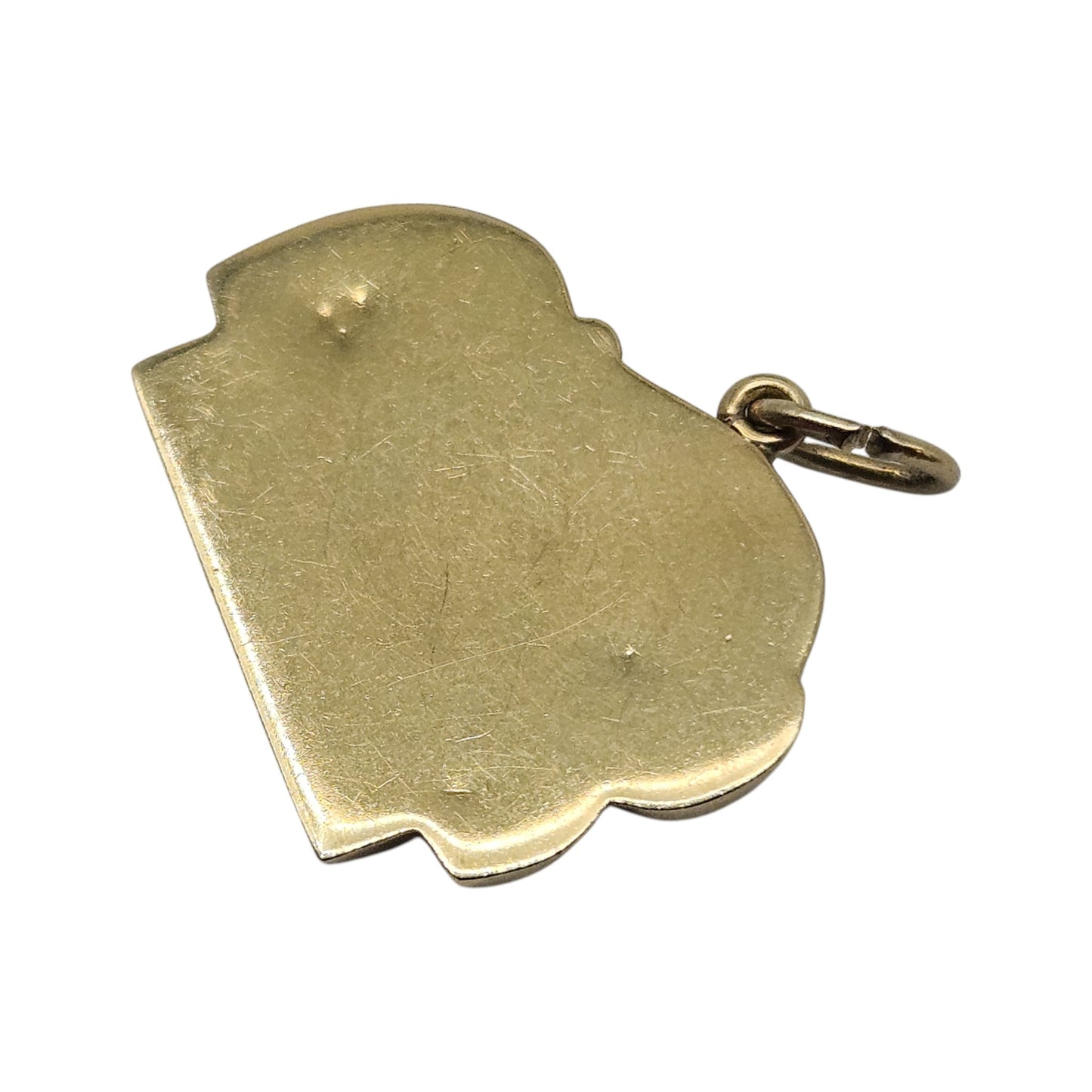 Unusual 9ct Yellow Gold Lucerne Lion Charm L 1.9 cm 1.2 g.