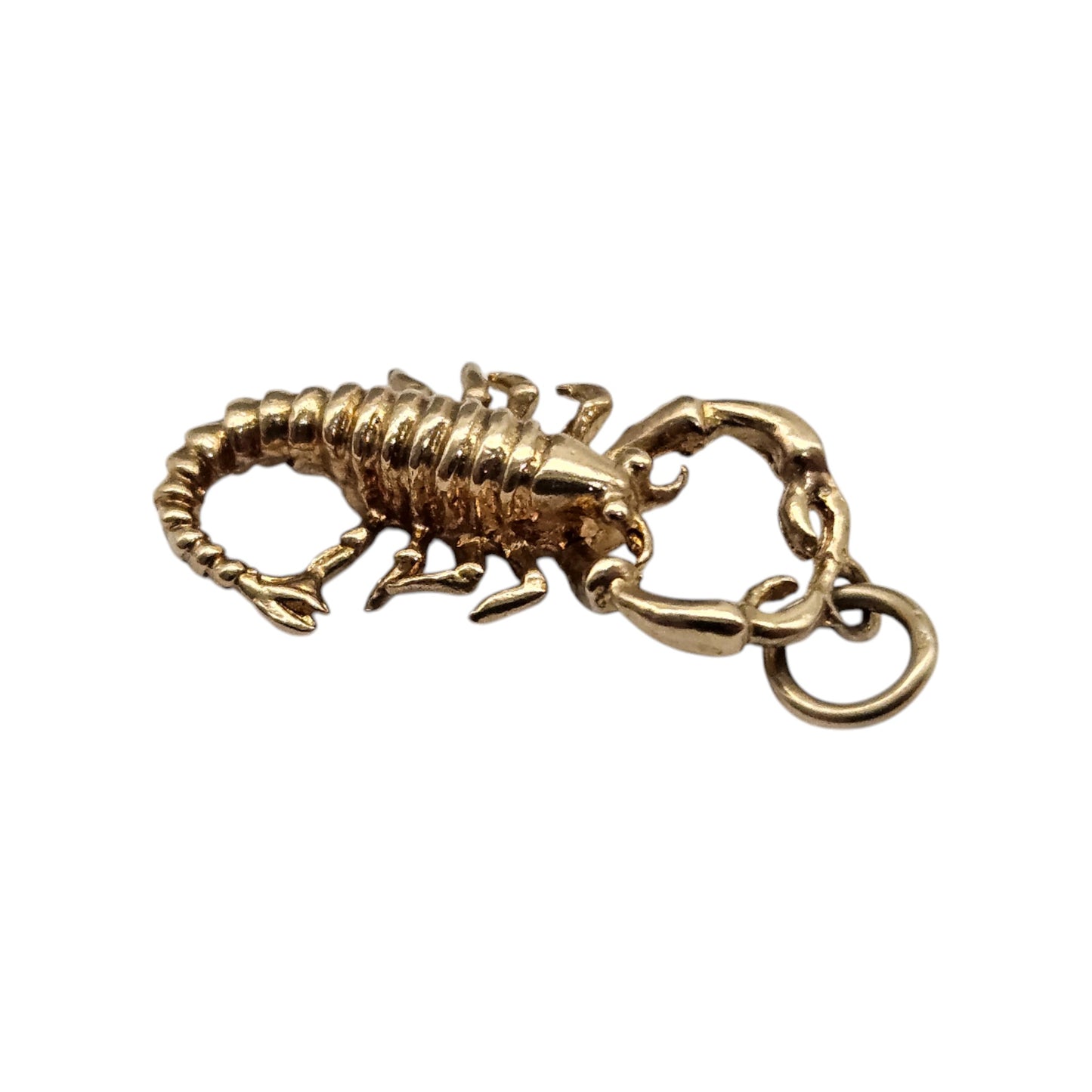 9ct 375 Yellow Gold Lobster Charm 1977 L 1.9 cm 1.5 g.