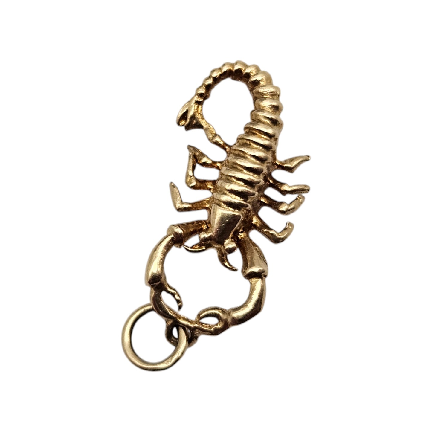 9ct 375 Yellow Gold Lobster Charm 1977 L 1.9 cm 1.5 g.