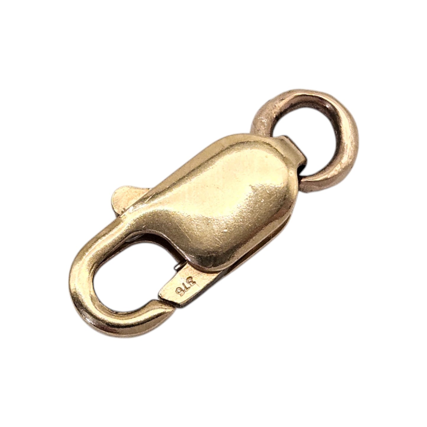 9ct 375 Yellow Gold Lobster Clasp L 1.5 cm 1.3 g.