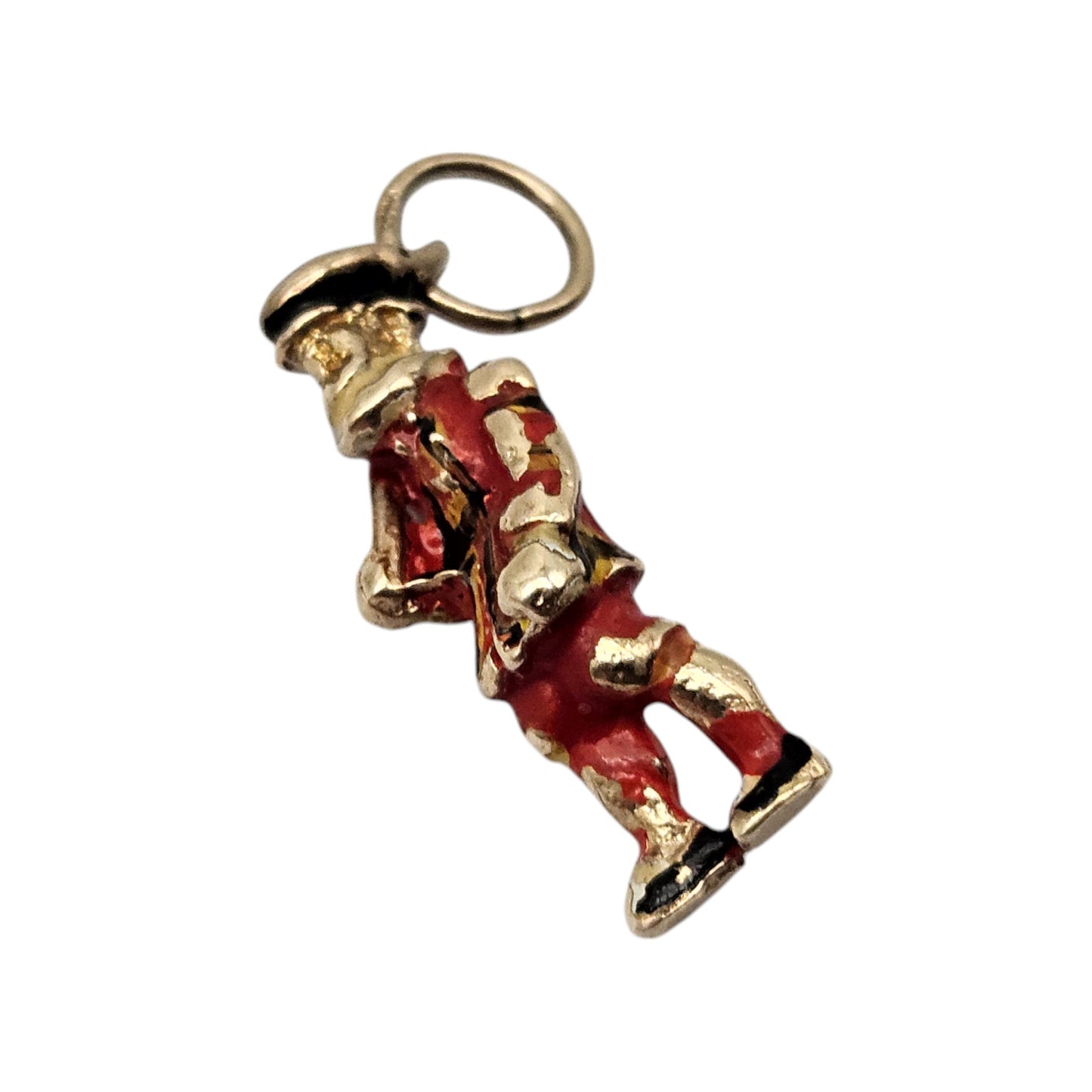 9ct 375 Yellow Gold Royal Guard Charm 1970 L 1.9 cm 2.0 g.