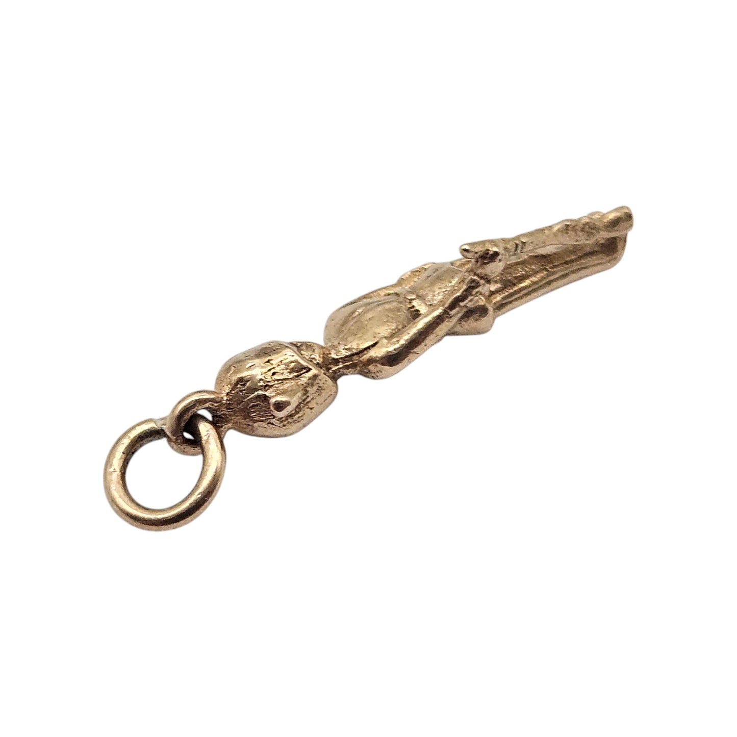 9ct 375 Yellow Gold Royal Guard Charm 1957 L 1.8 cm 1.2 g.