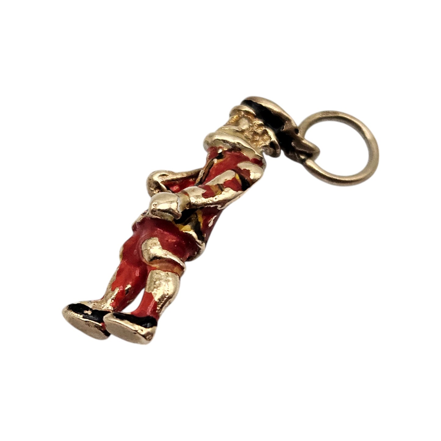 9ct 375 Yellow Gold Royal Guard Charm 1970 L 1.9 cm 2.0 g.