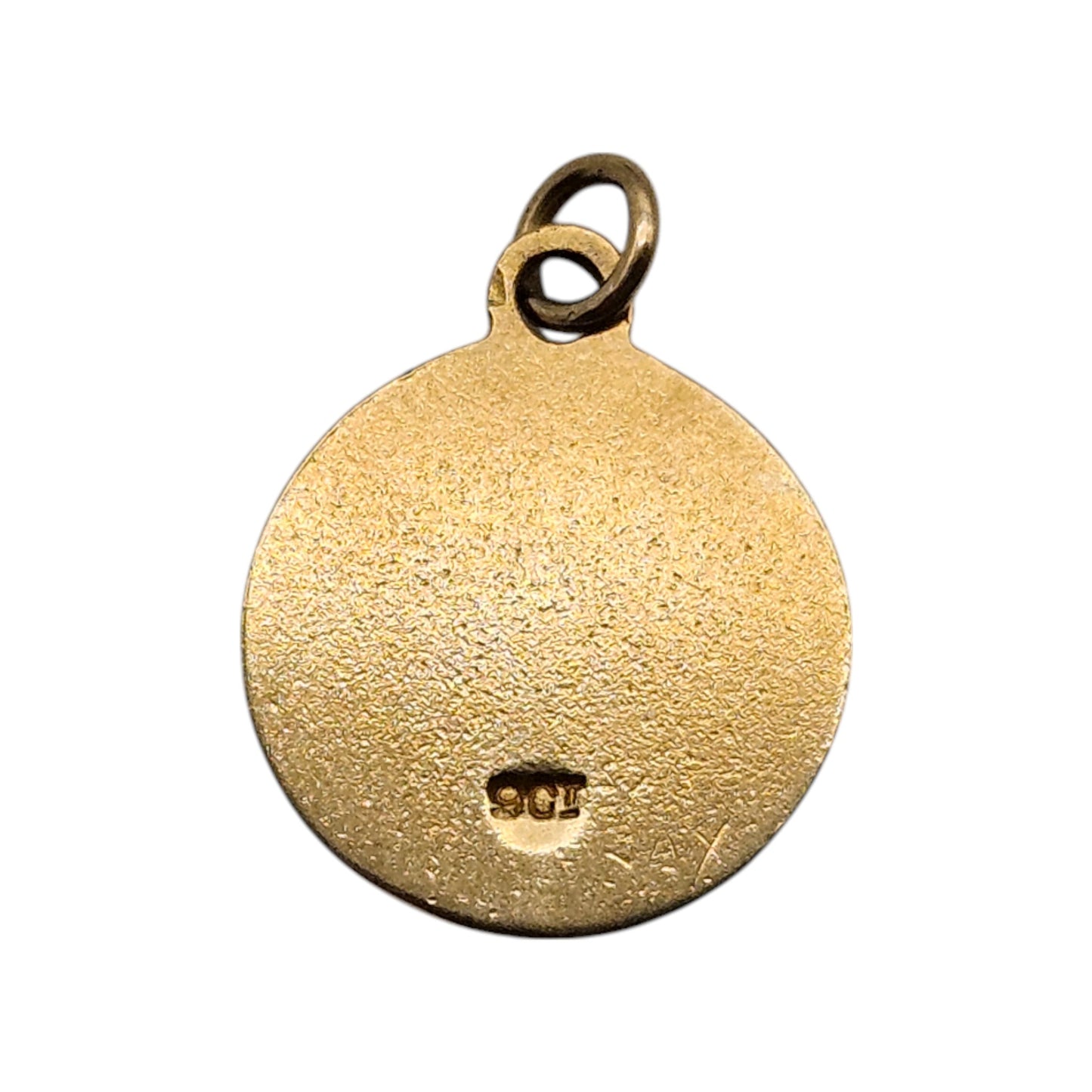 9ct Yellow Gold St. Christopher Charm c.1960's L 1.3 cm 1.8 g.