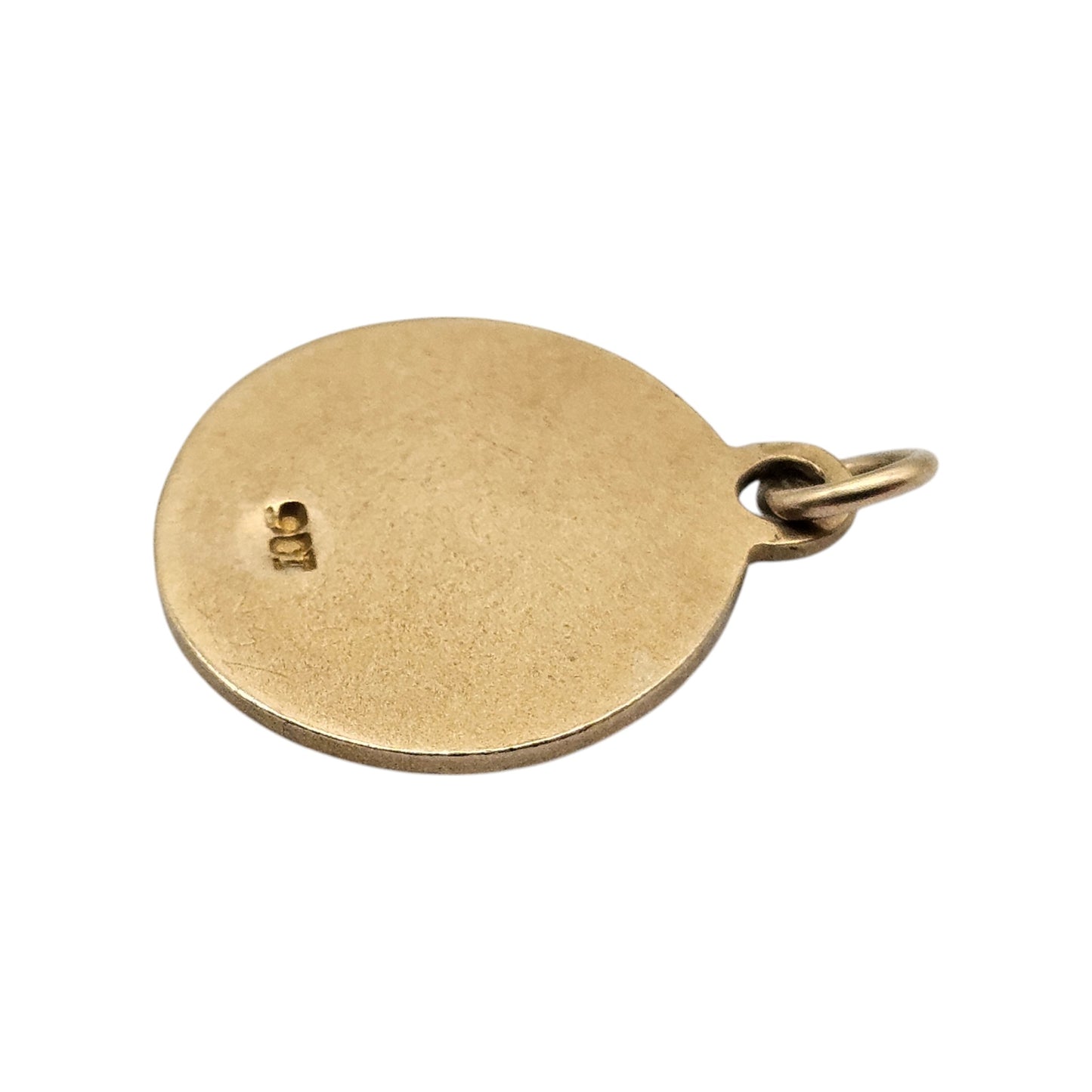 9ct Yellow Gold St. Christopher Charm c.1960's L 1.3 cm 1.8 g.