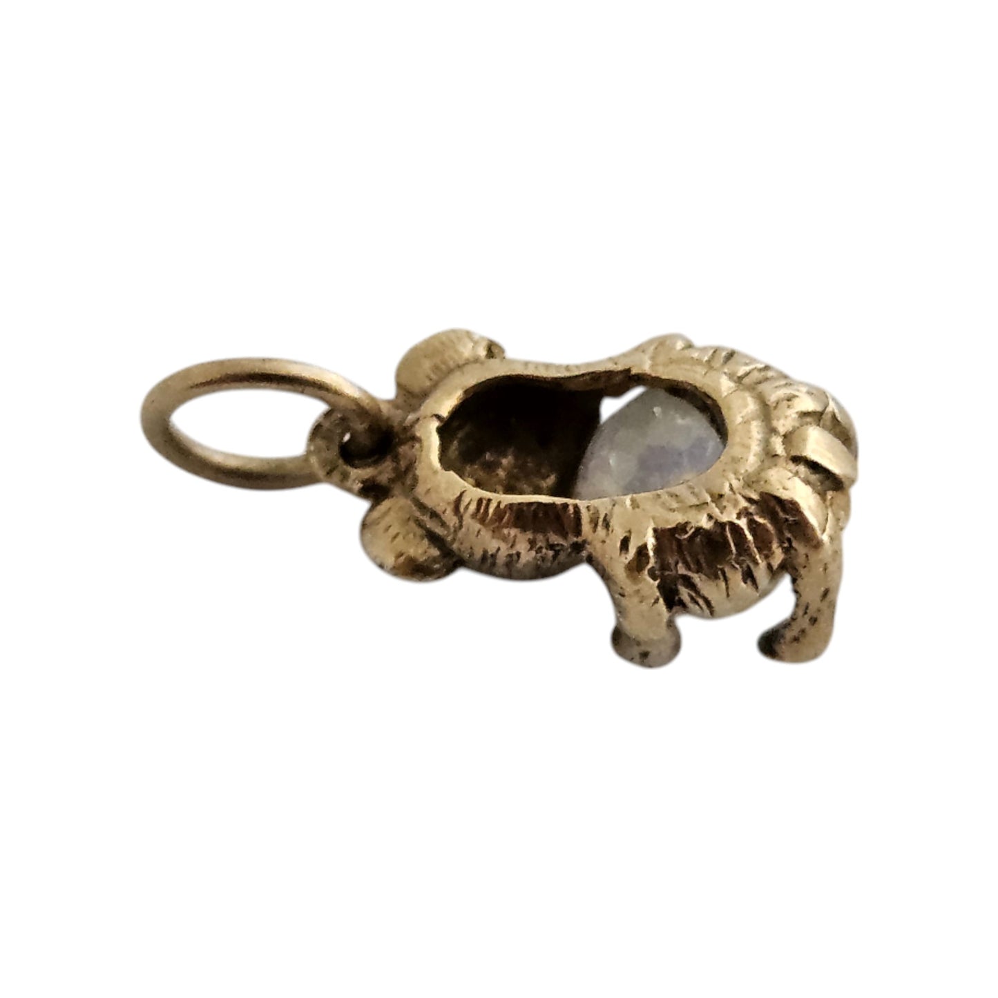9ct 375 Yellow Gold Teddy Bear Charm 1990 L 1.1 cm 1.4 g.