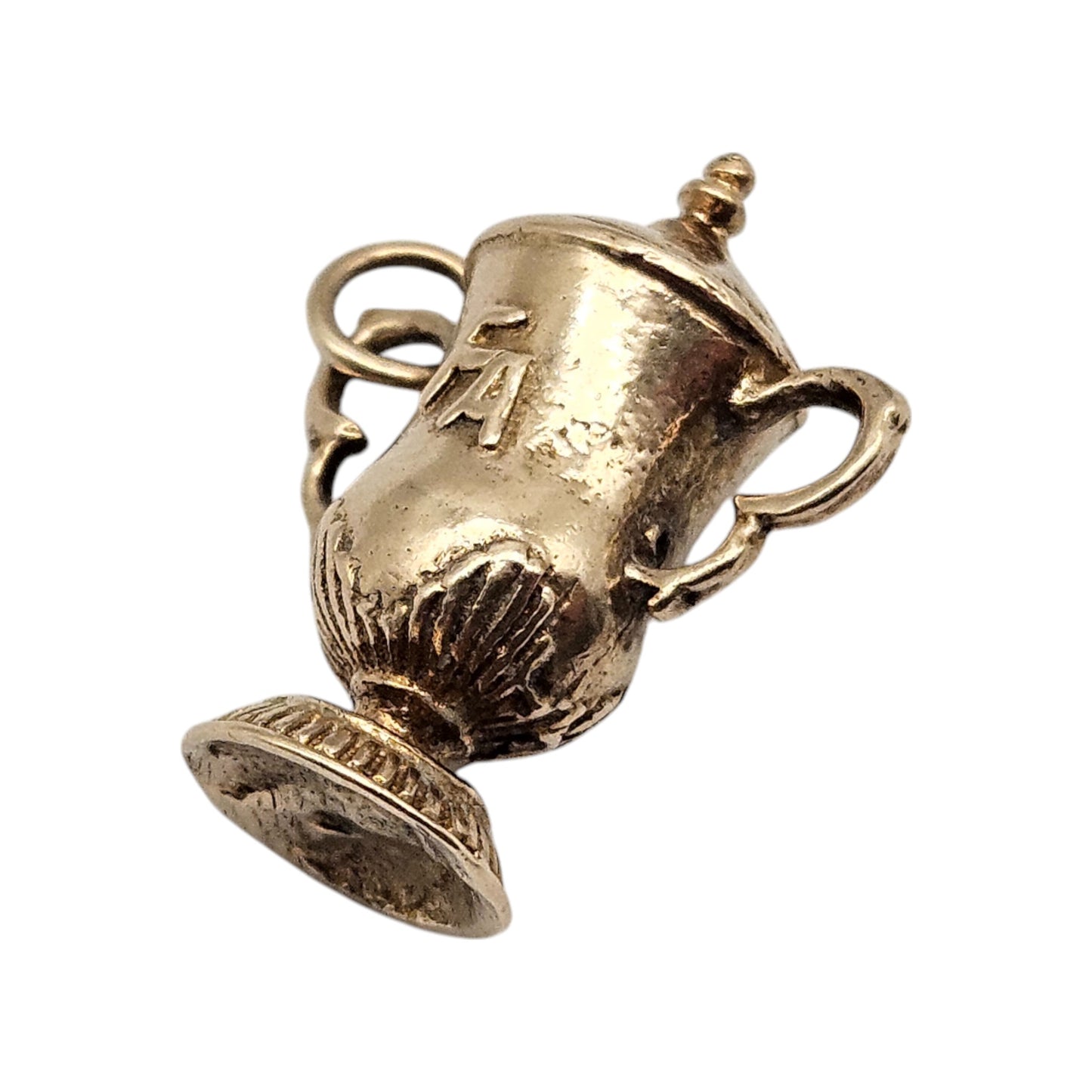 9ct 375 Yellow Gold Trophy Cup Charm 1965 L 2.0 cm 3.5 g.