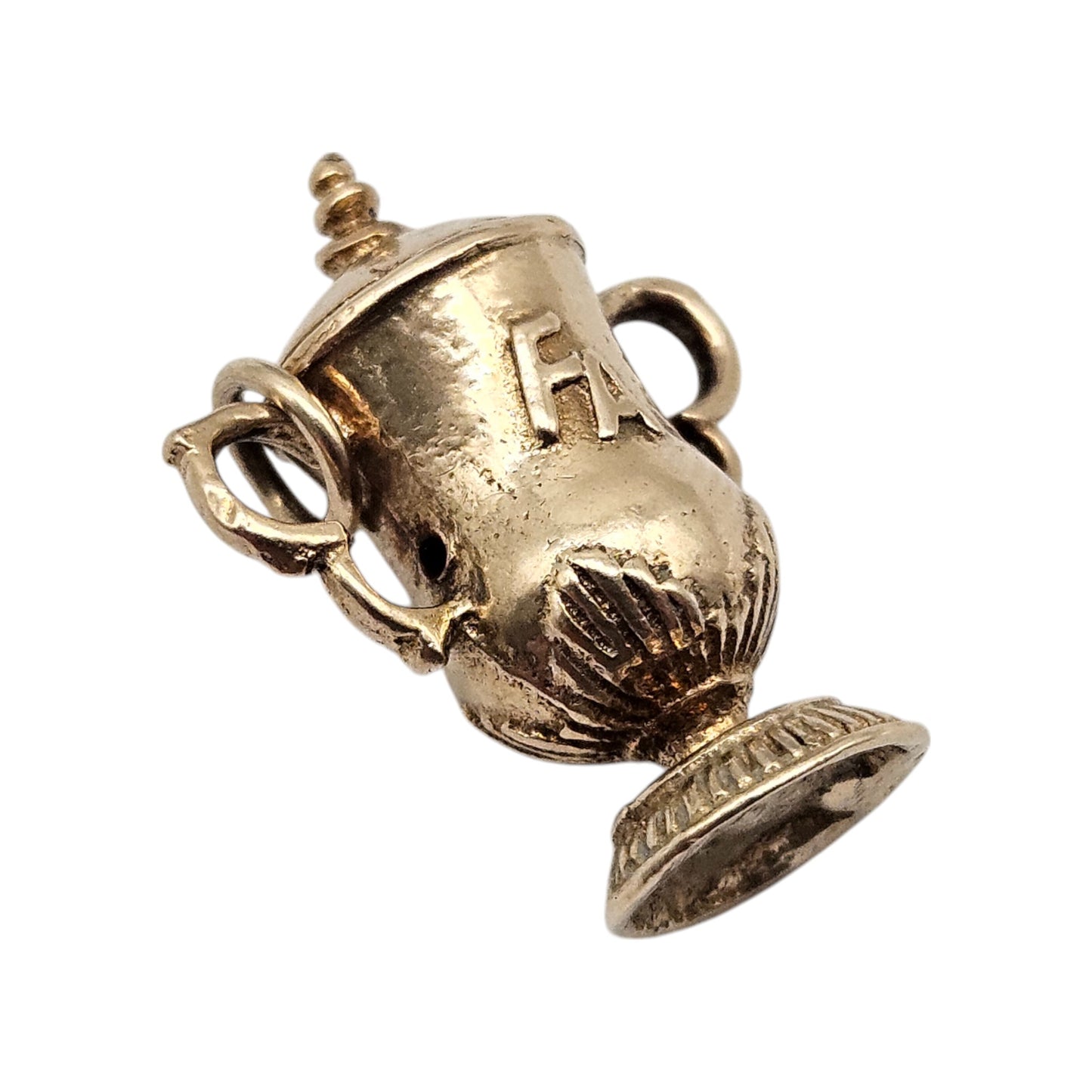 9ct 375 Yellow Gold Trophy Cup Charm 1965 L 2.0 cm 3.5 g.