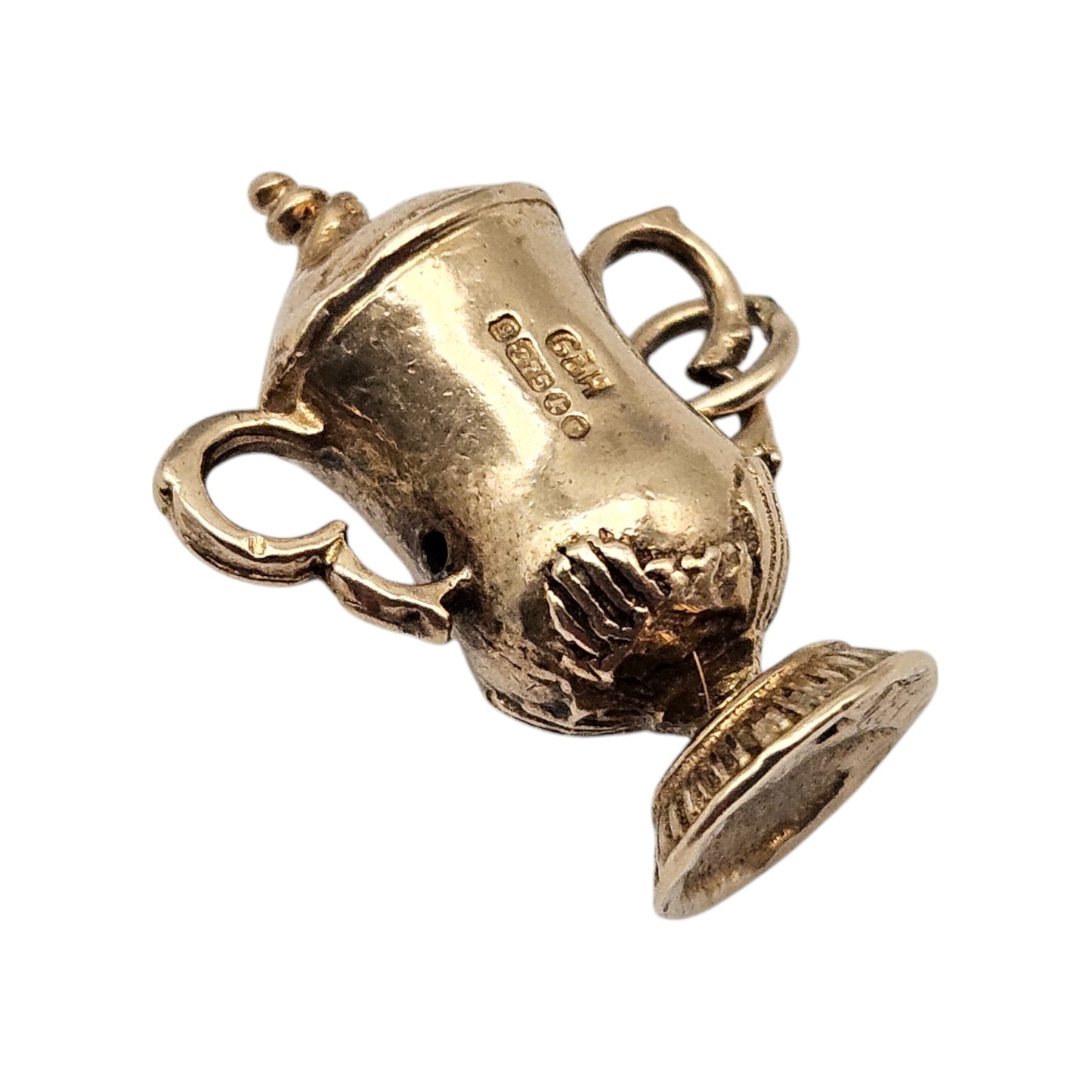 9ct 375 Yellow Gold Trophy Cup Charm 1965 L 2.0 cm 3.5 g.