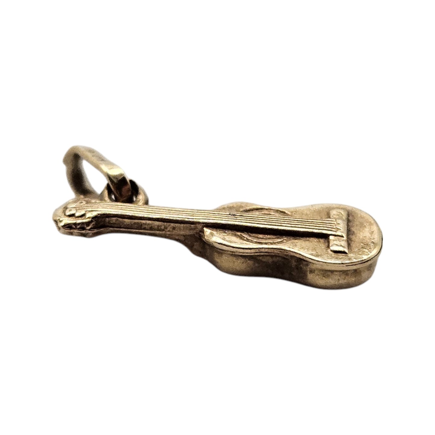 9ct Yellow Gold Violin Charm L 1.5 cm 0.3 g.