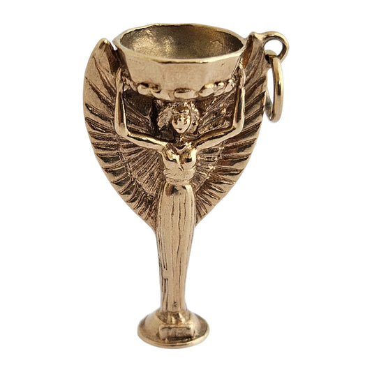 9ct 375 Yellow Gold World Cup "England 1966" Charm L 2.9 cm 5.9 g