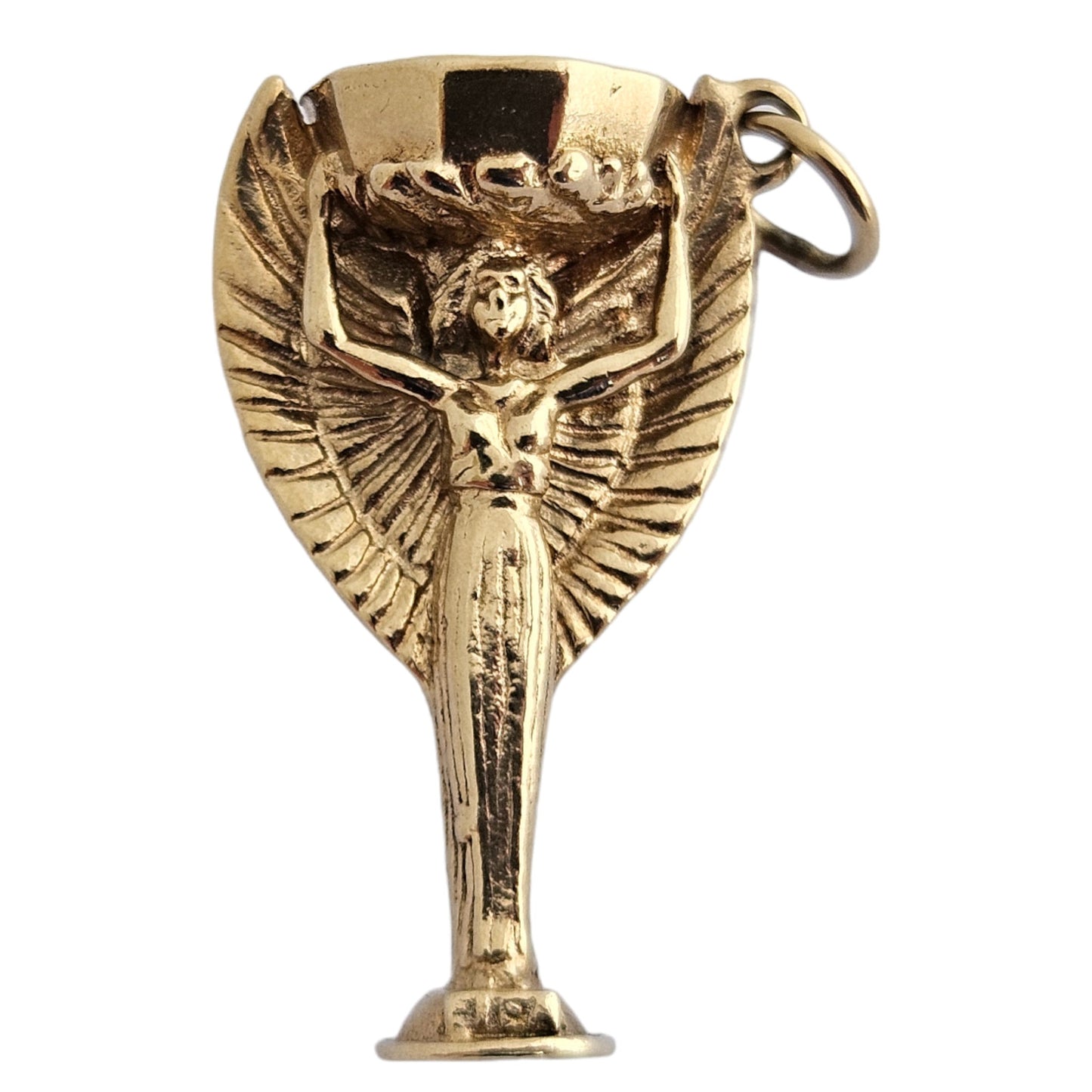 9ct 375 Yellow Gold World Cup "England 1966" Charm L 2.9 cm 5.9 g