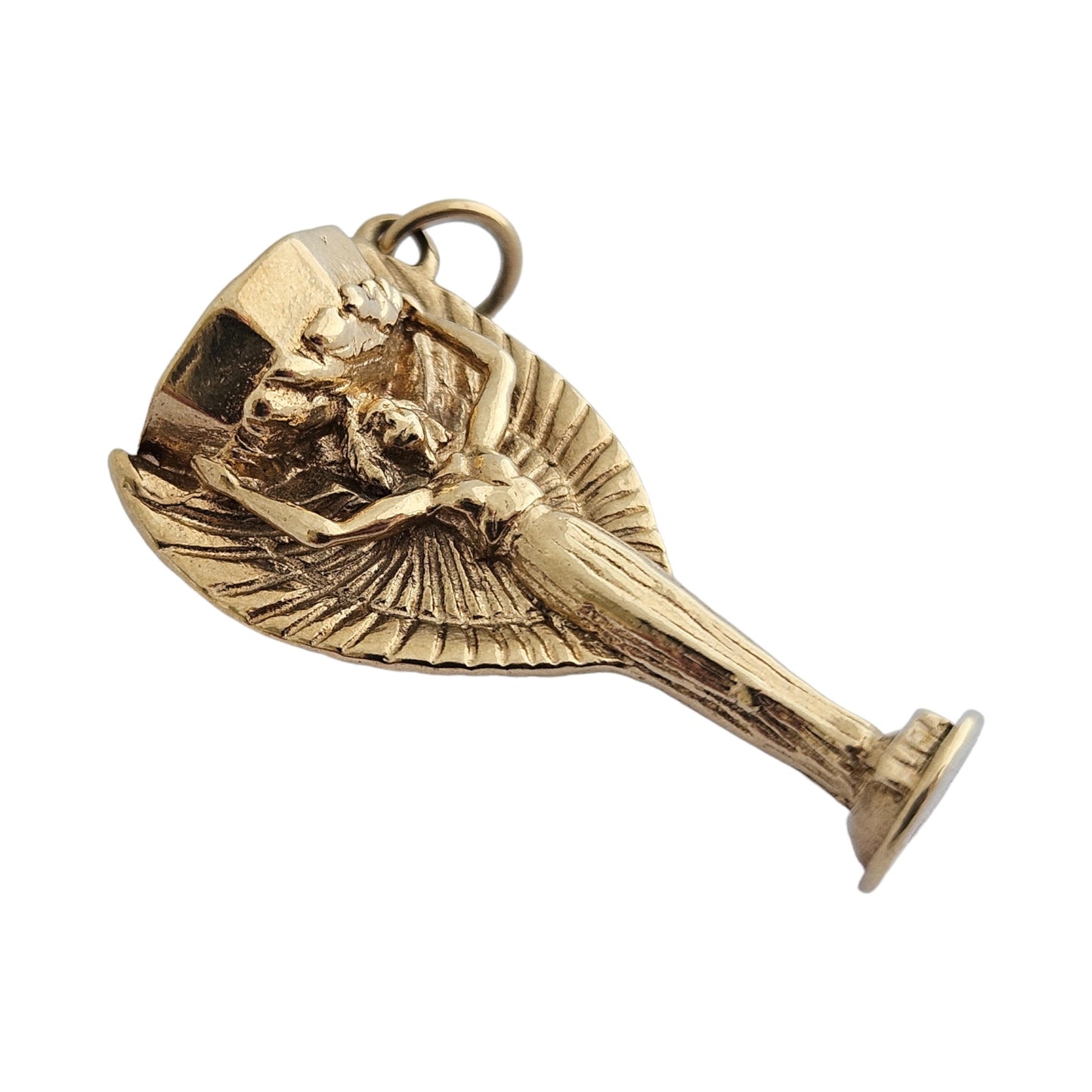 9ct 375 Yellow Gold World Cup "England 1966" Charm L 2.9 cm 5.9 g