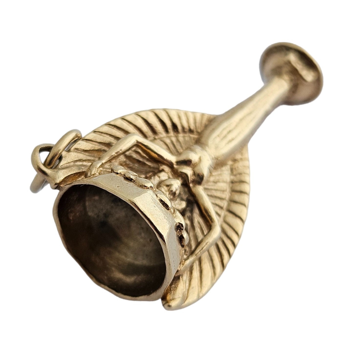 9ct 375 Yellow Gold World Cup "England 1966" Charm L 2.9 cm 5.9 g