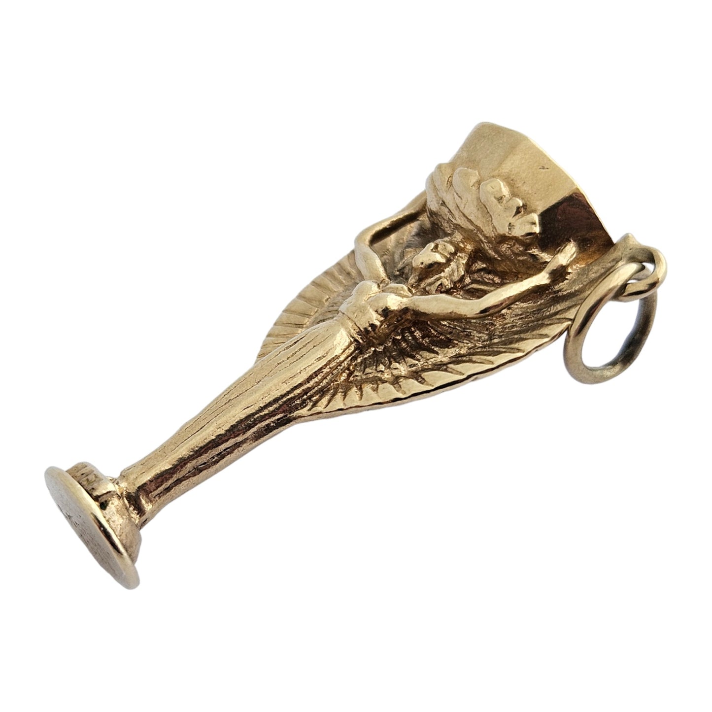 9ct 375 Yellow Gold World Cup "England 1966" Charm L 2.9 cm 5.9 g