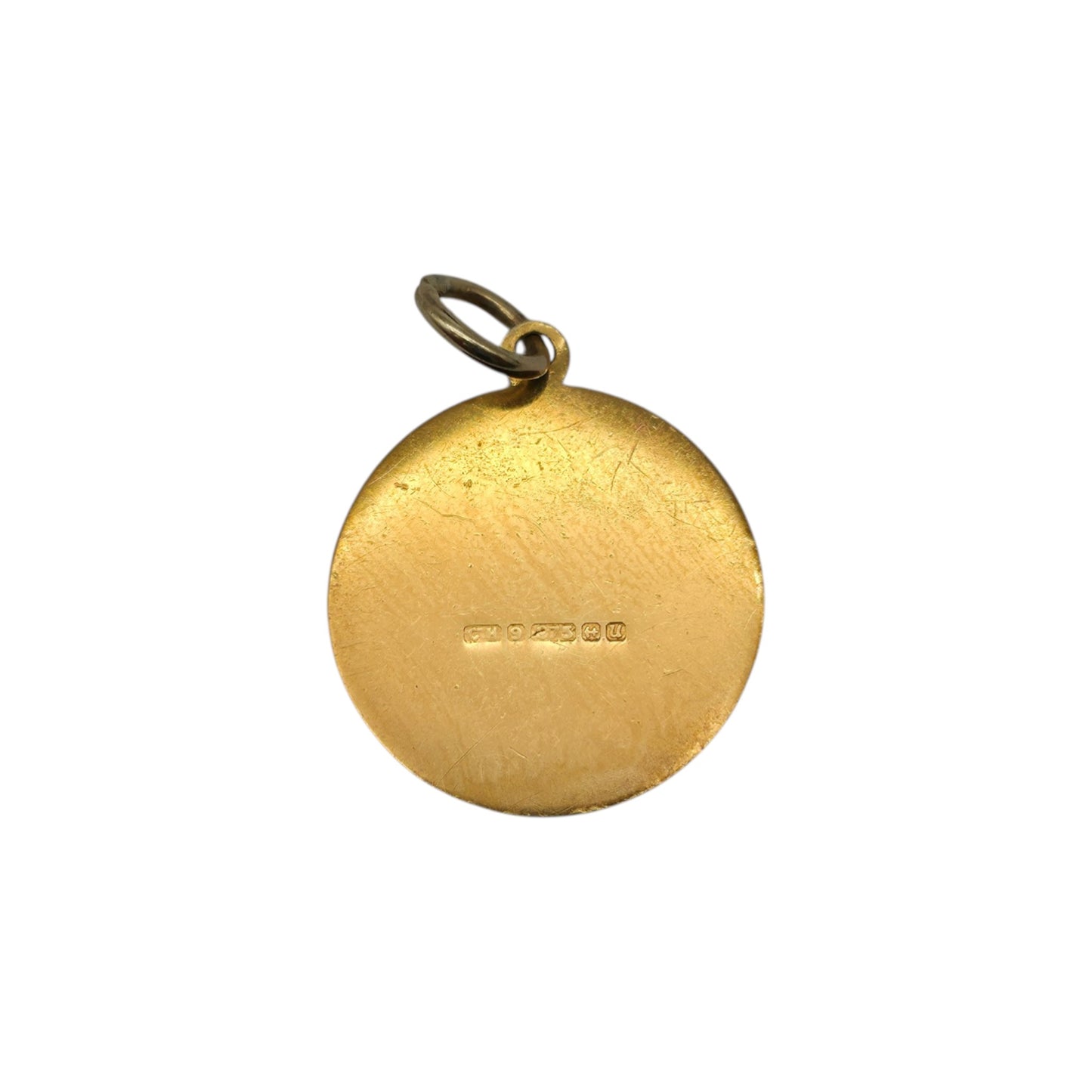 Charles Horner 9ct 375 Yellow Gold Pisces Charm 1969 L 1.5 cm 1.5 g.