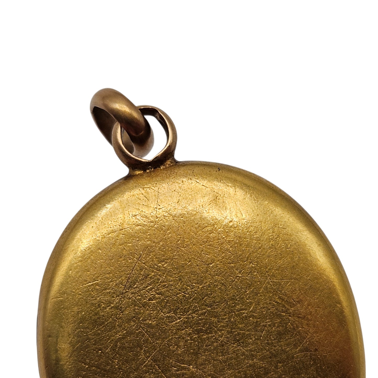 Victorian 18ct Yellow Gold Engraved Locket Pendant L 3.0 cm 10.2 g.